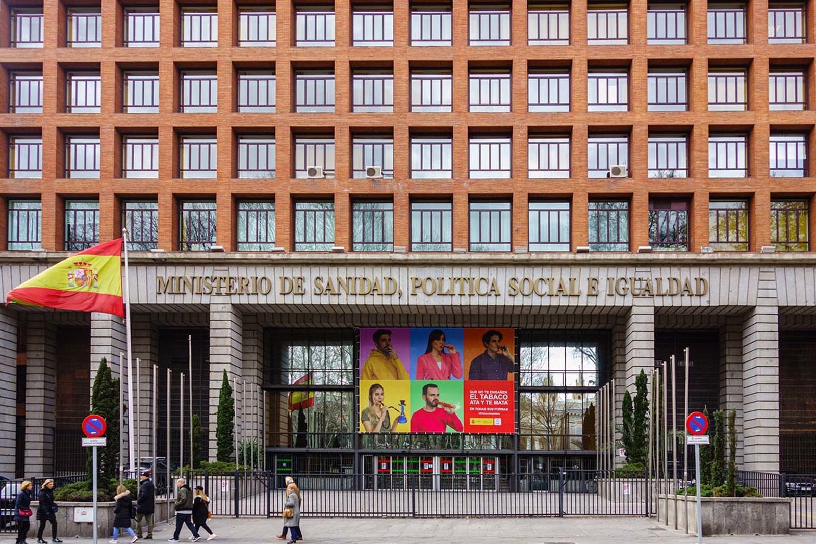 Fachada del Ministerio de Sanidad