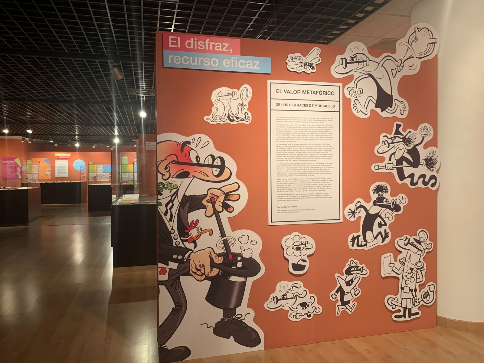 La exposición 'Francisco Ibáñez.  El mago del humor', prorrogada hasta el 2 de mayo en Pozuelo
