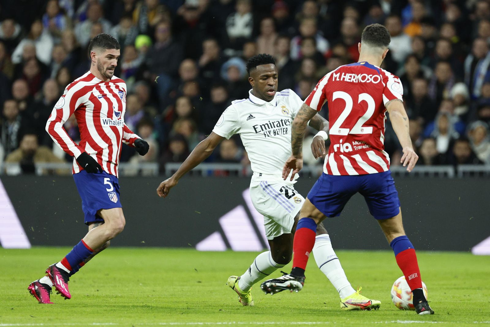Vinicius ante el Atlético de Madrid