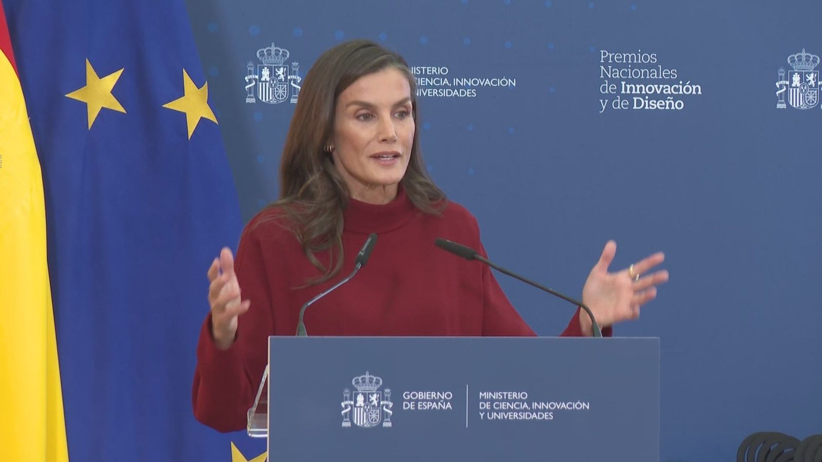 La reina Letizia advierte en los Premios de Innovación que "la inteligencia humana es irreemplazable"