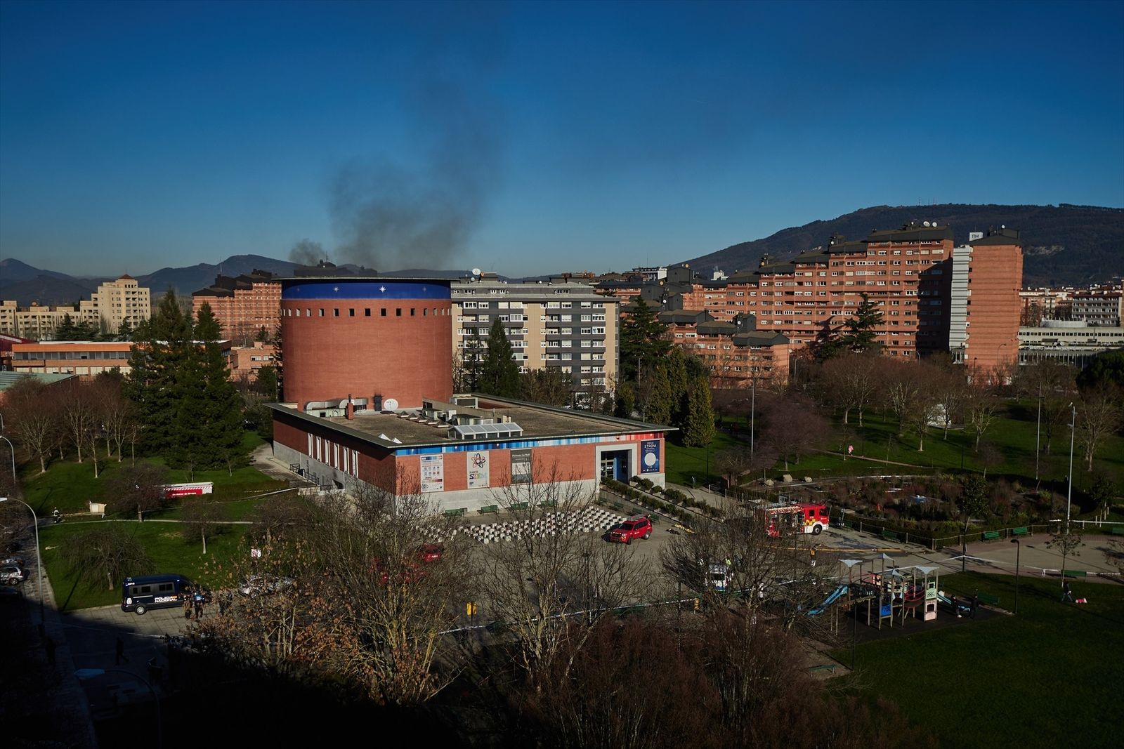 Incendio del Planetario de Pamplona