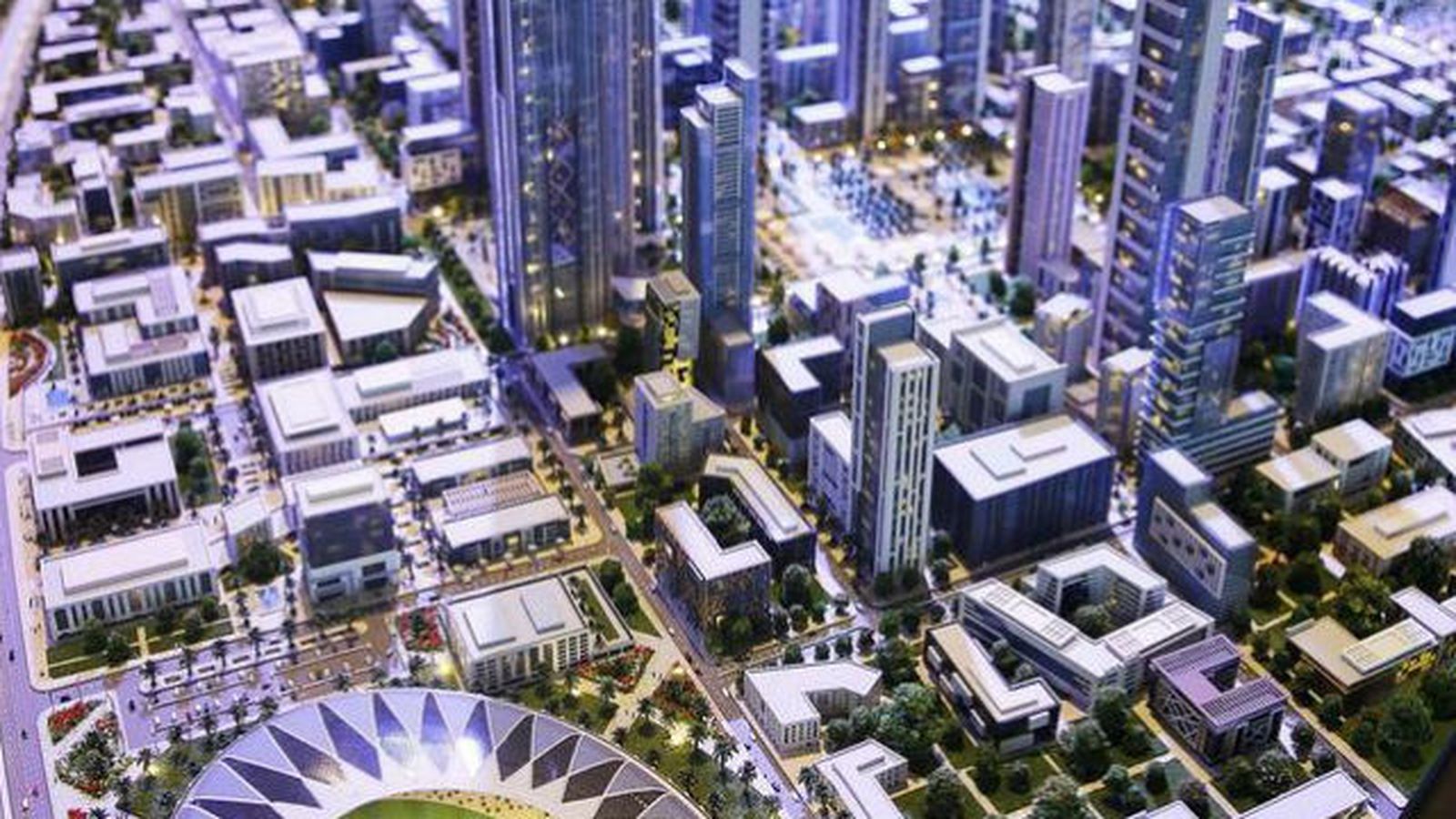 Maqueta del Nuevo Cairo