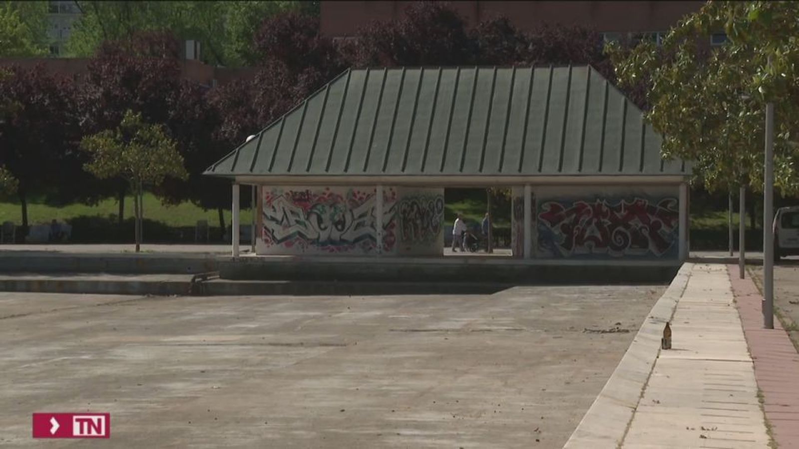 La nueva plaza de la Vaguada contará con un nuevo estanque, una pérgola e iluminación led