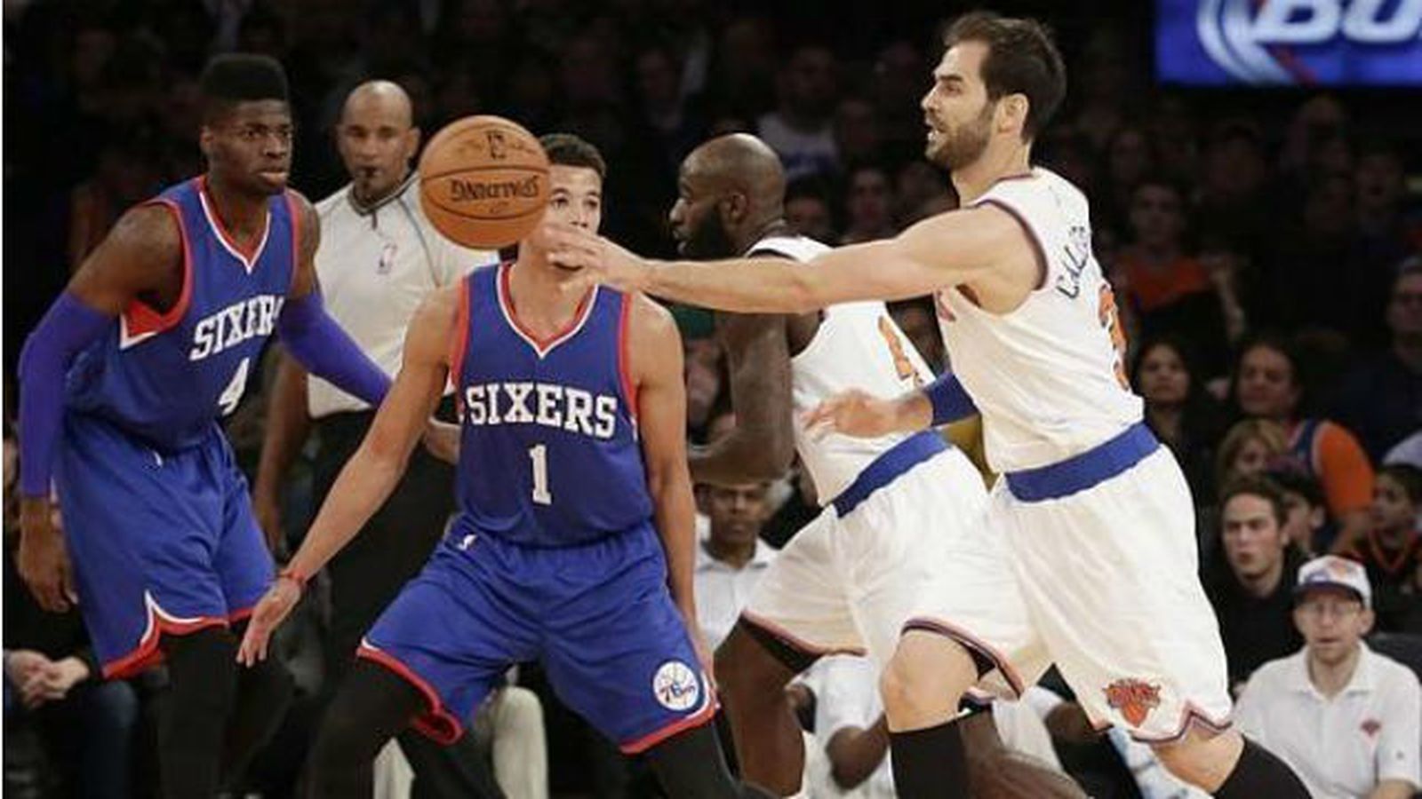 José Manuel Calderón, ante los Sixers