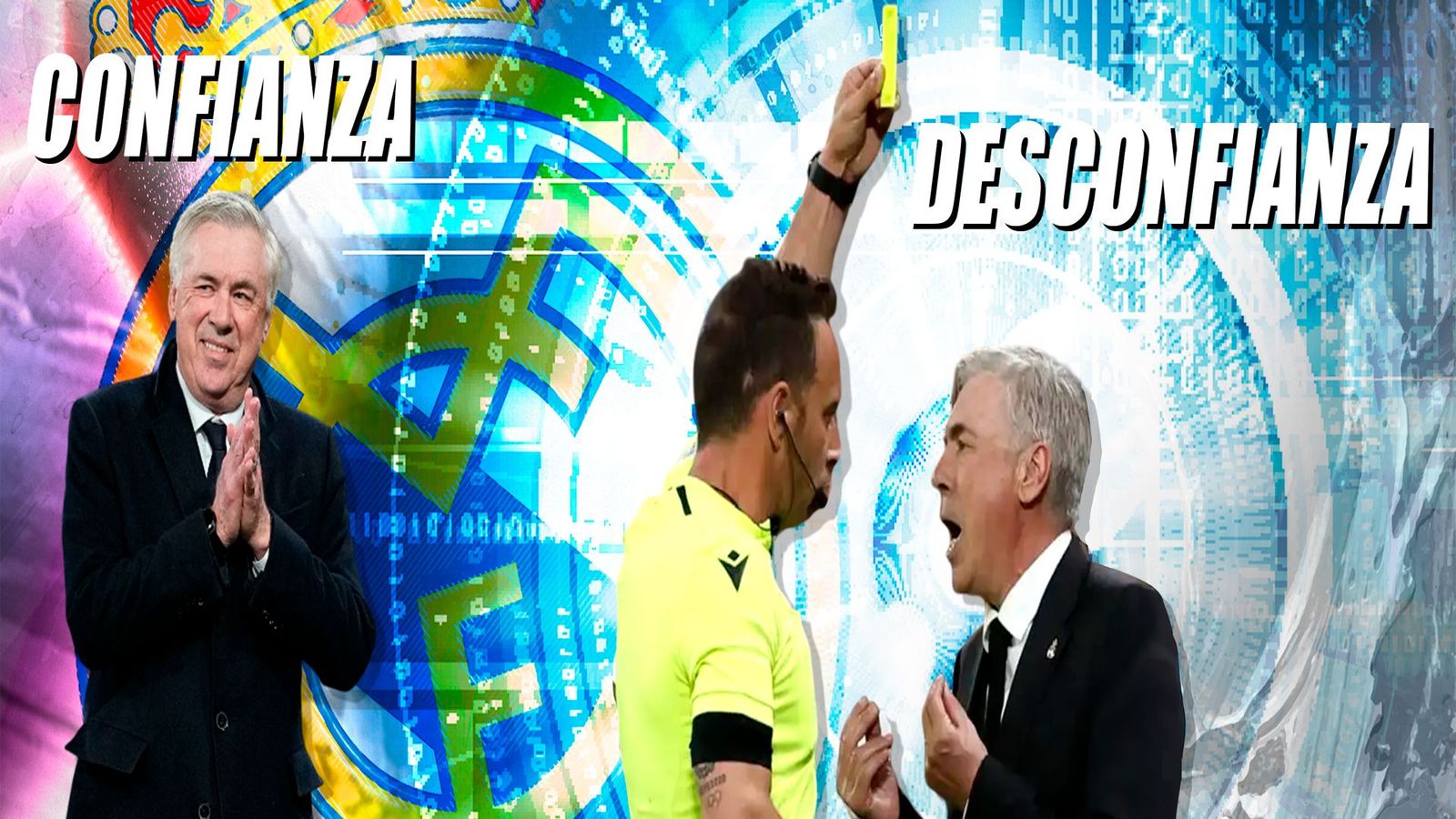 Ancelotti: "Me siento más tranquilo con el arbitraje europeo"