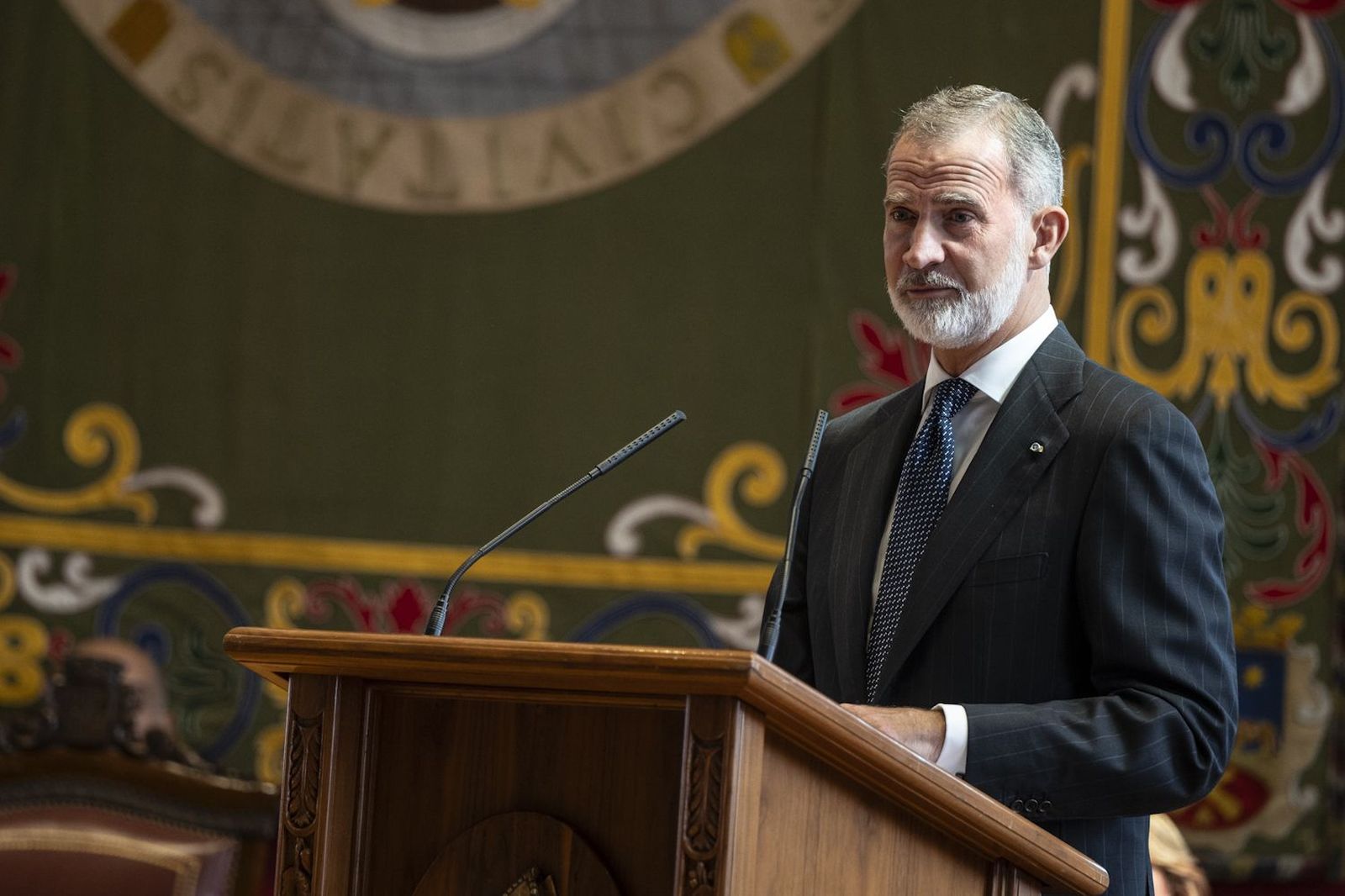 Felipe VI, en la inauguración del curso universitario: "Tenéis en la Corona una fuente permanente de apoyo y ánimo"