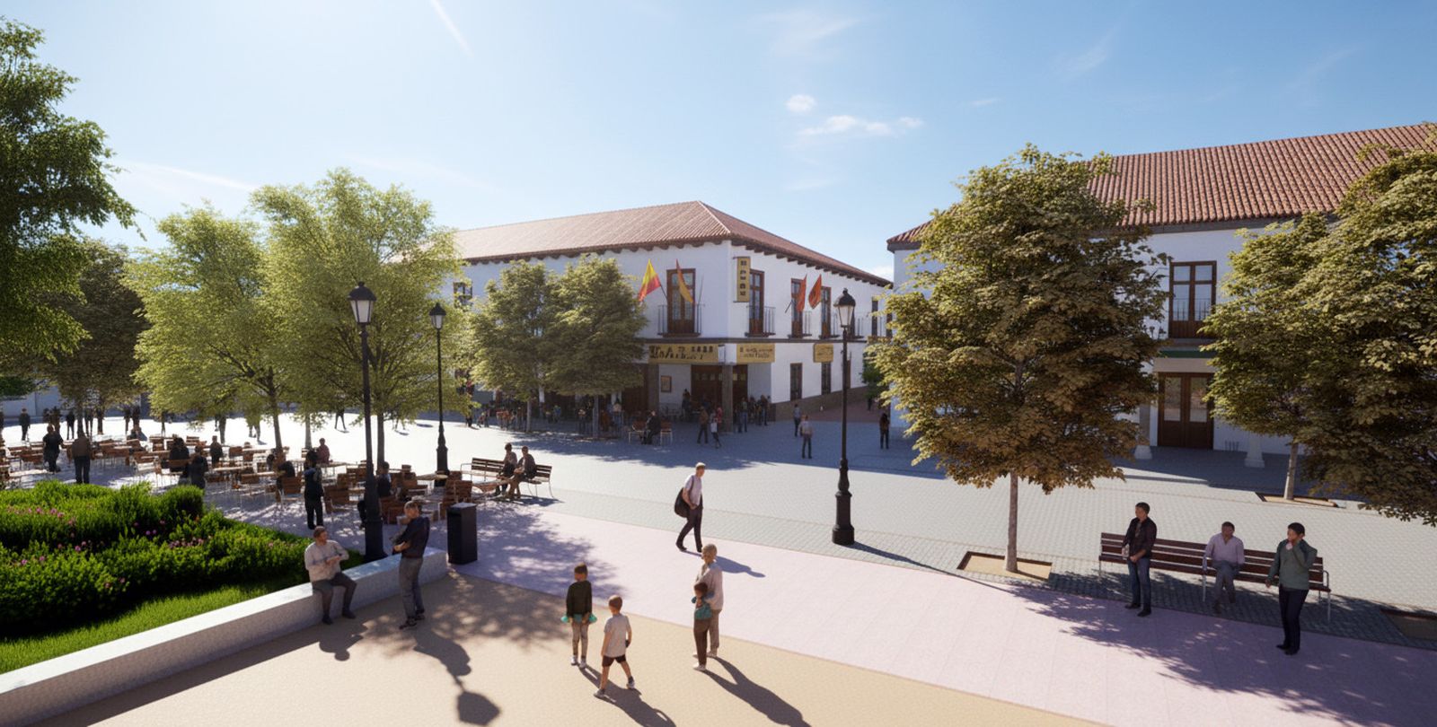 Proyecto de peatonalización de la plaza Mayor de Barajas