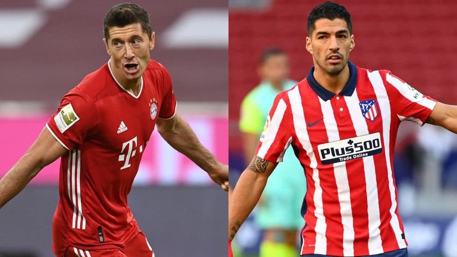 Lewandowski y Luis Suárez