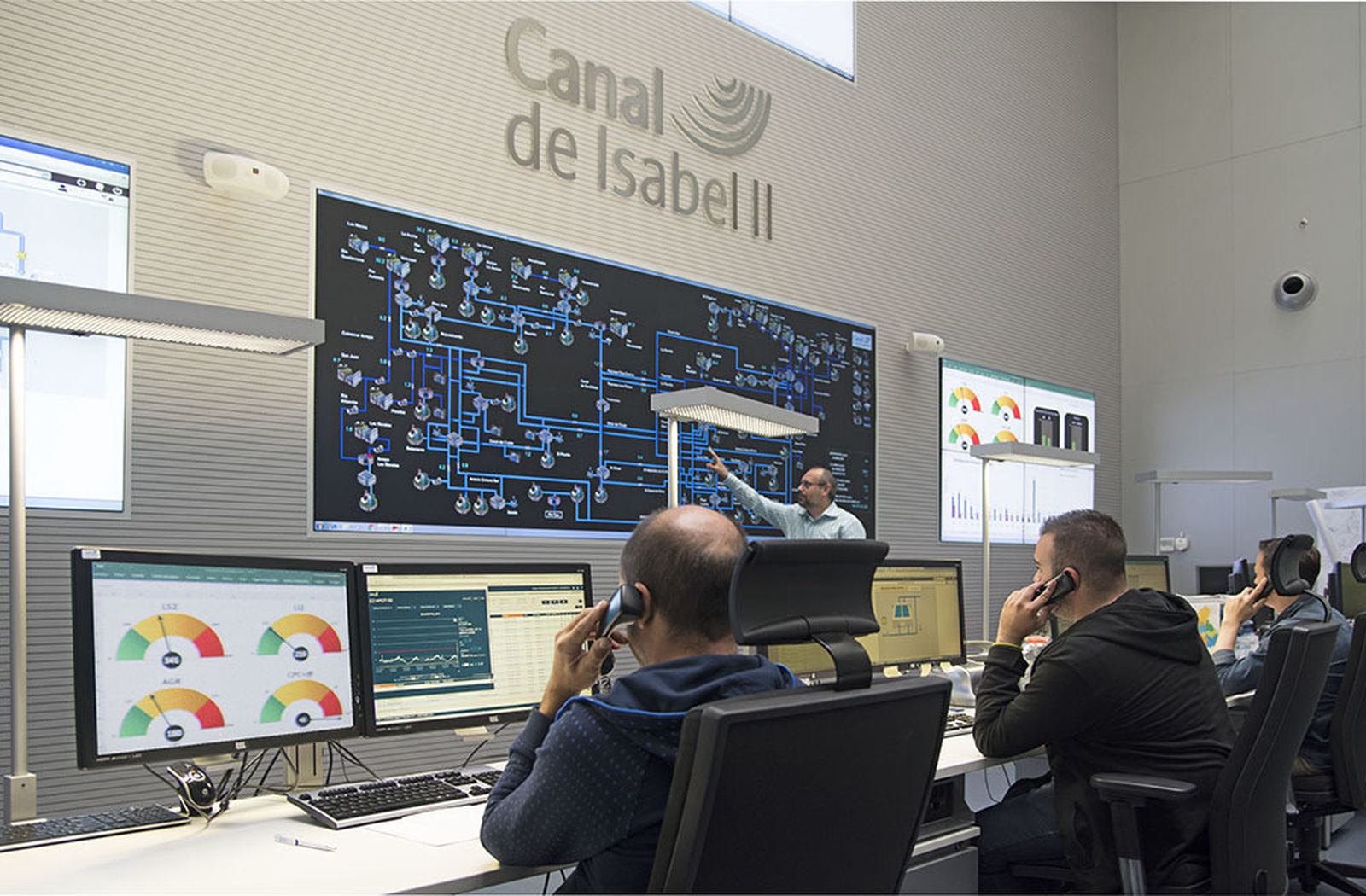 Centro de Control del agua ubicado en Majadahonda