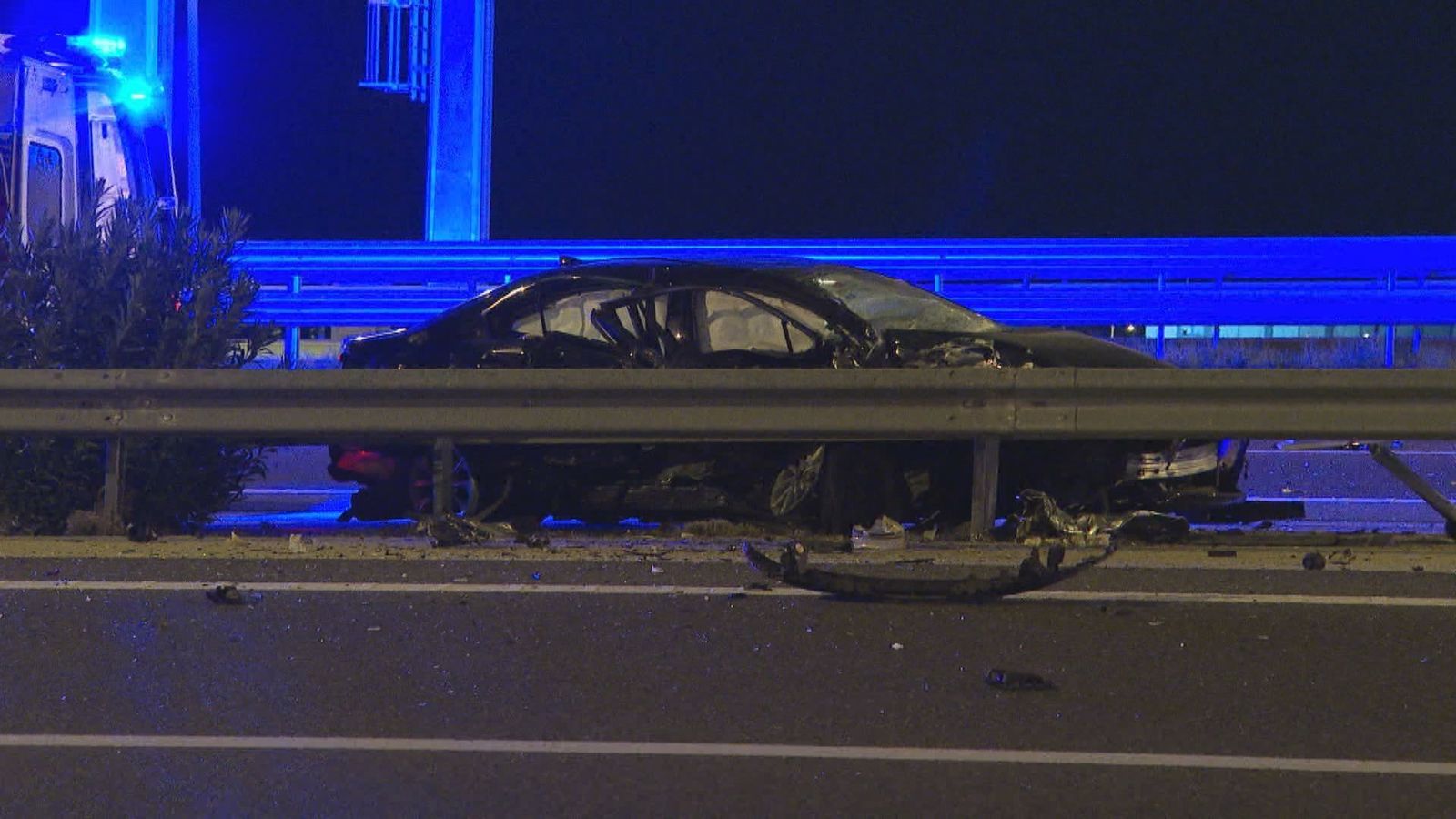 Accidente en la M-45