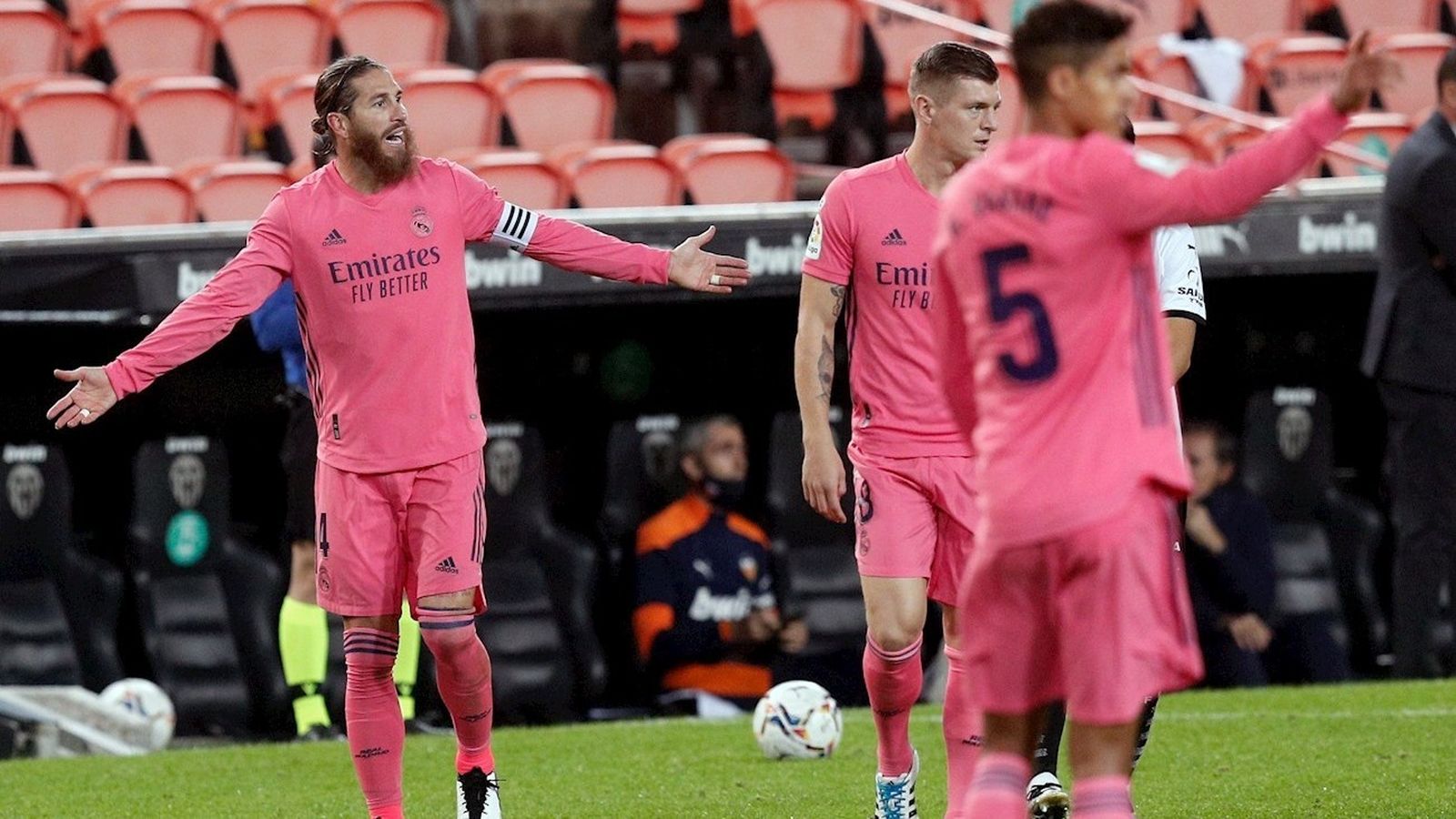 Sergio Ramos, Varane y Kroos