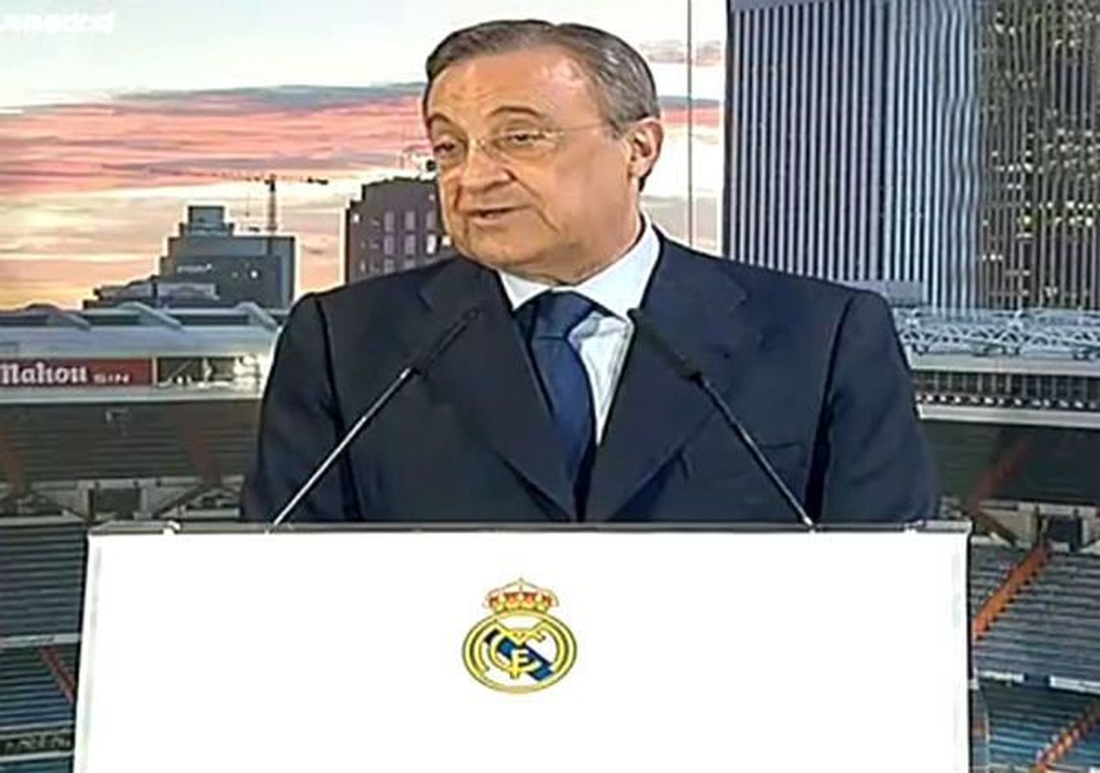 Comida navideña del Real Madrid.