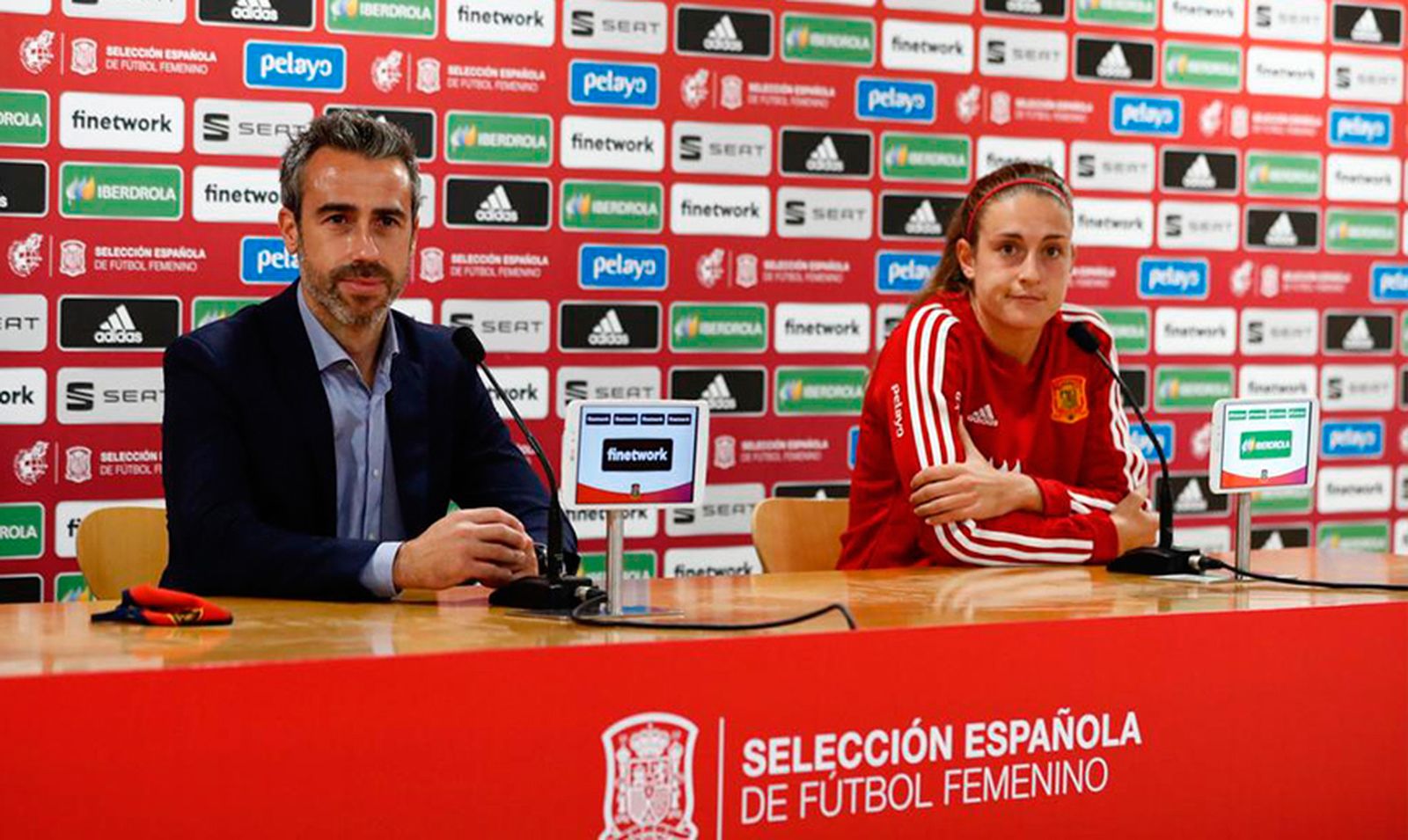 Jorge Vilda y Alexia Putellas