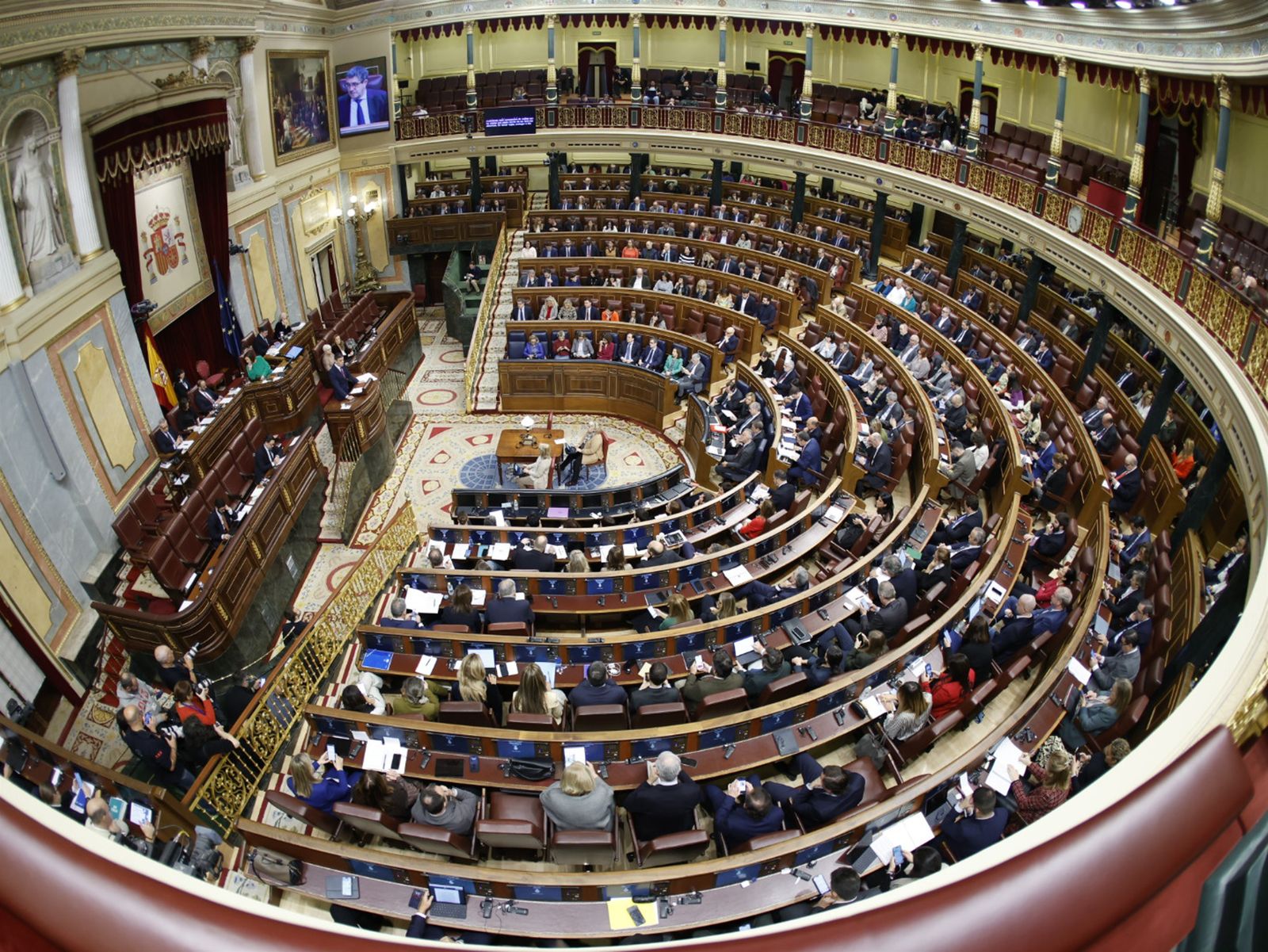 Vista general del Congreso de los Diputados
