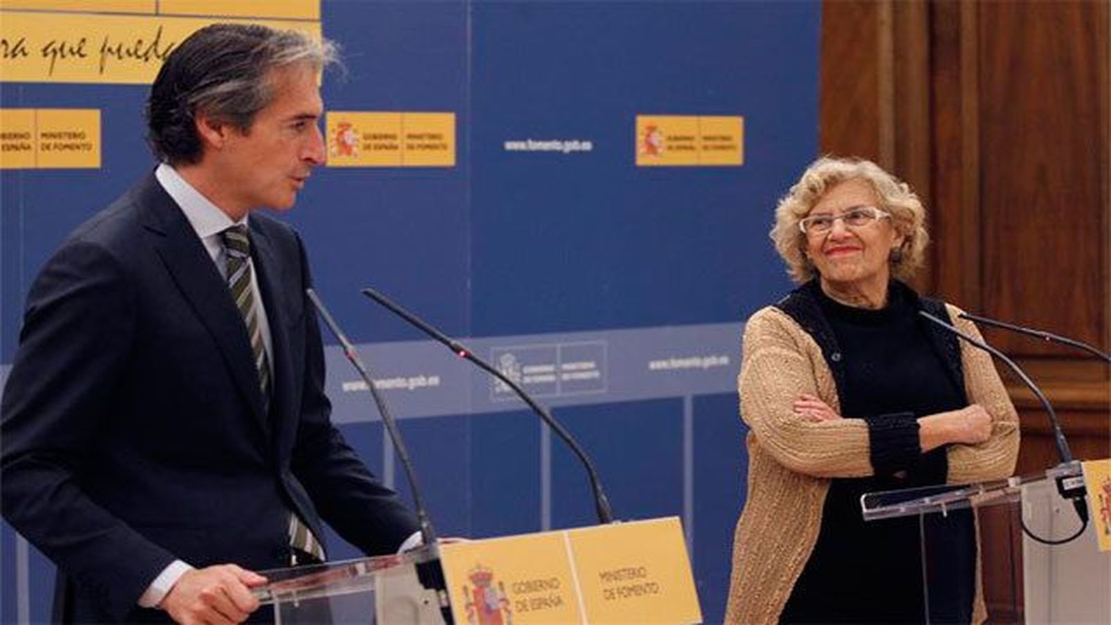 Carmena y el ministro de Fomento apuestan por un plan "nuevo" para el norte de Madrid