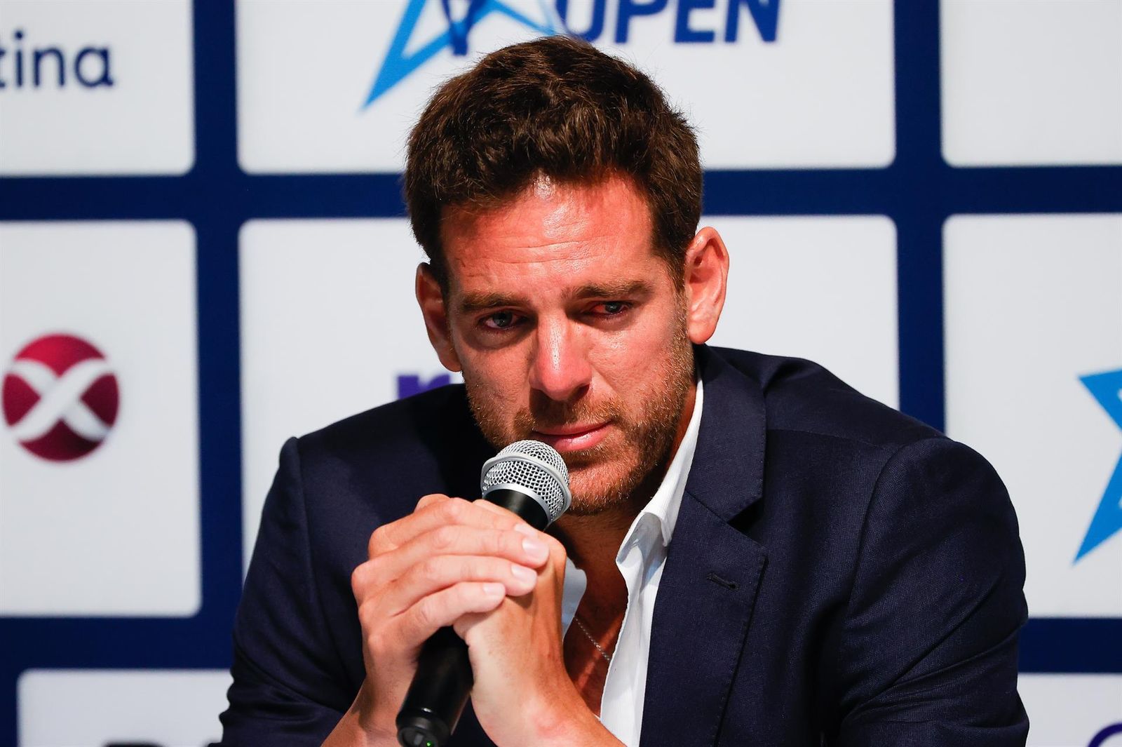 El tenista argentino Juan Martín Del Potro