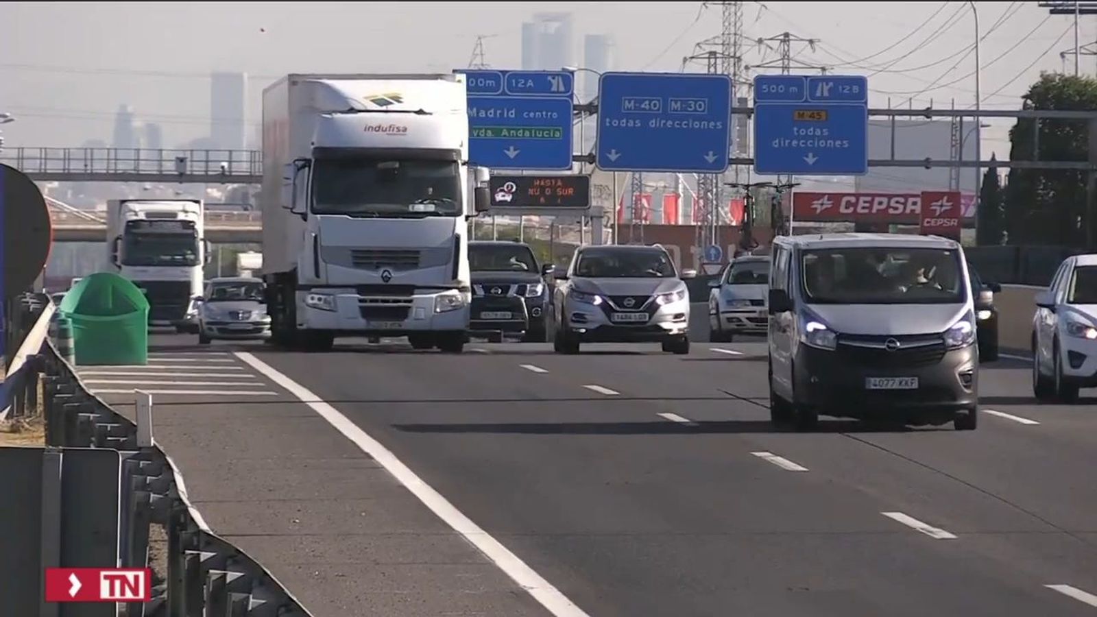 Menos camiones en las carreteras