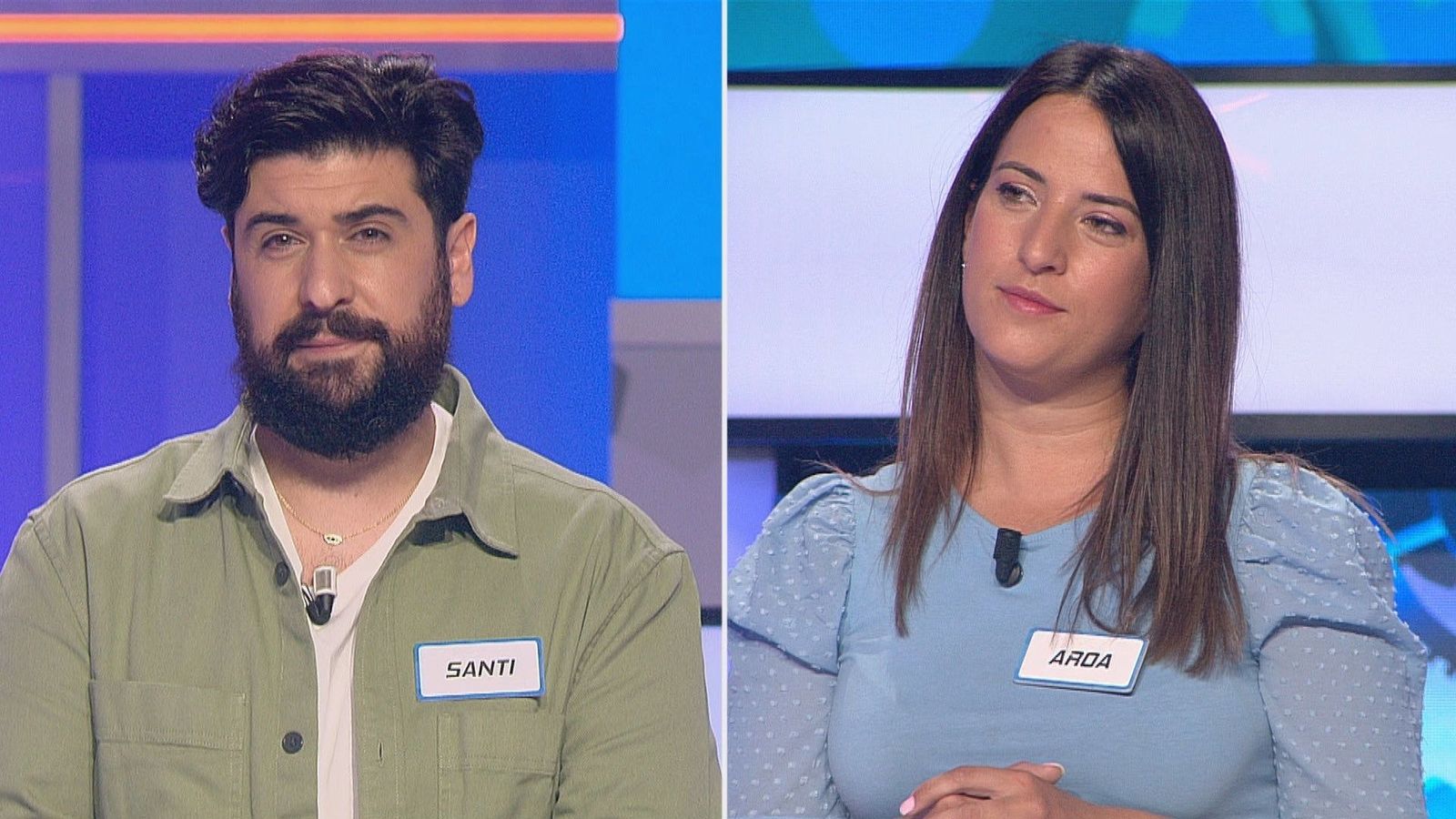 El reñido duelo entre Santi y Aroa