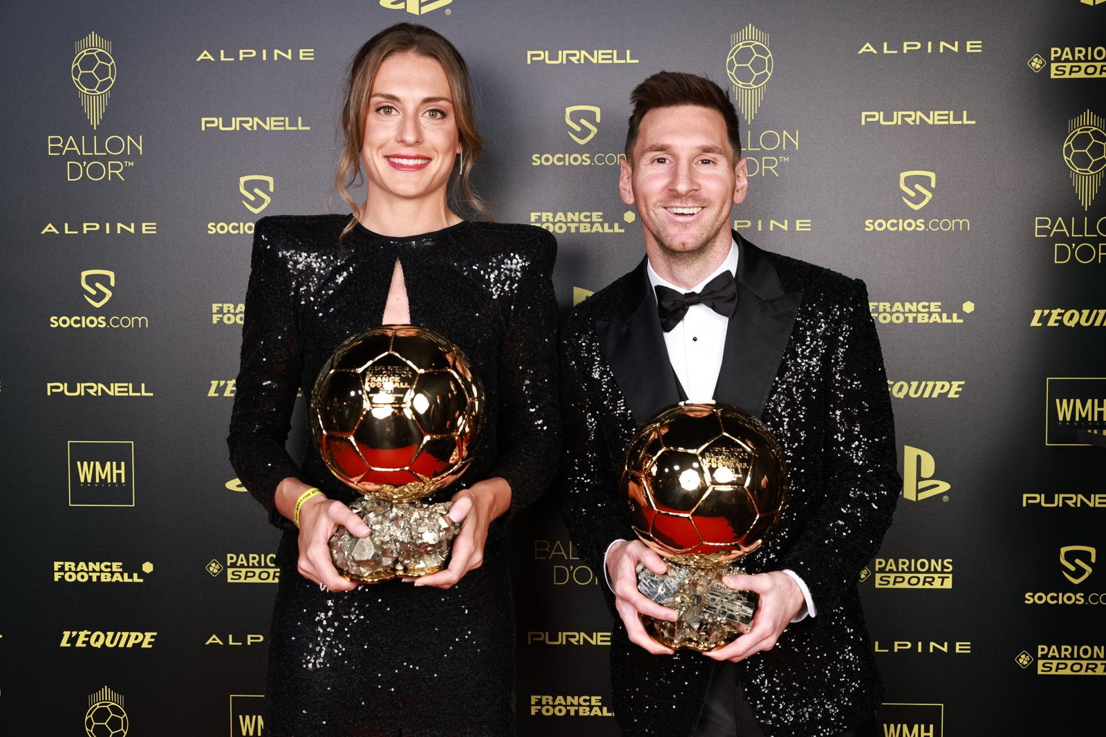 Messi y Alexia Putellas, ganadores del Balón de Oro