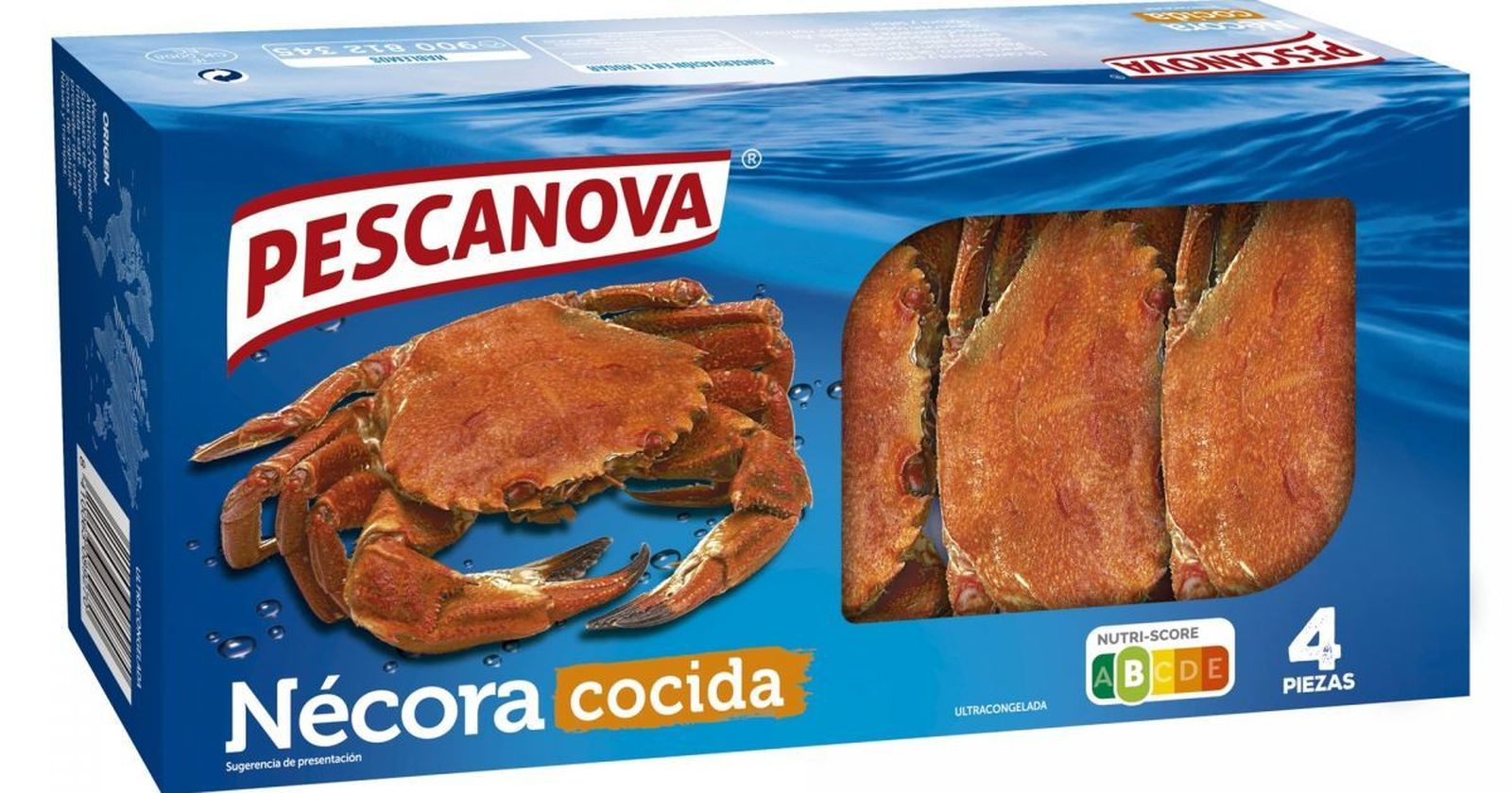 Nécoras cocidas de Pescanova
