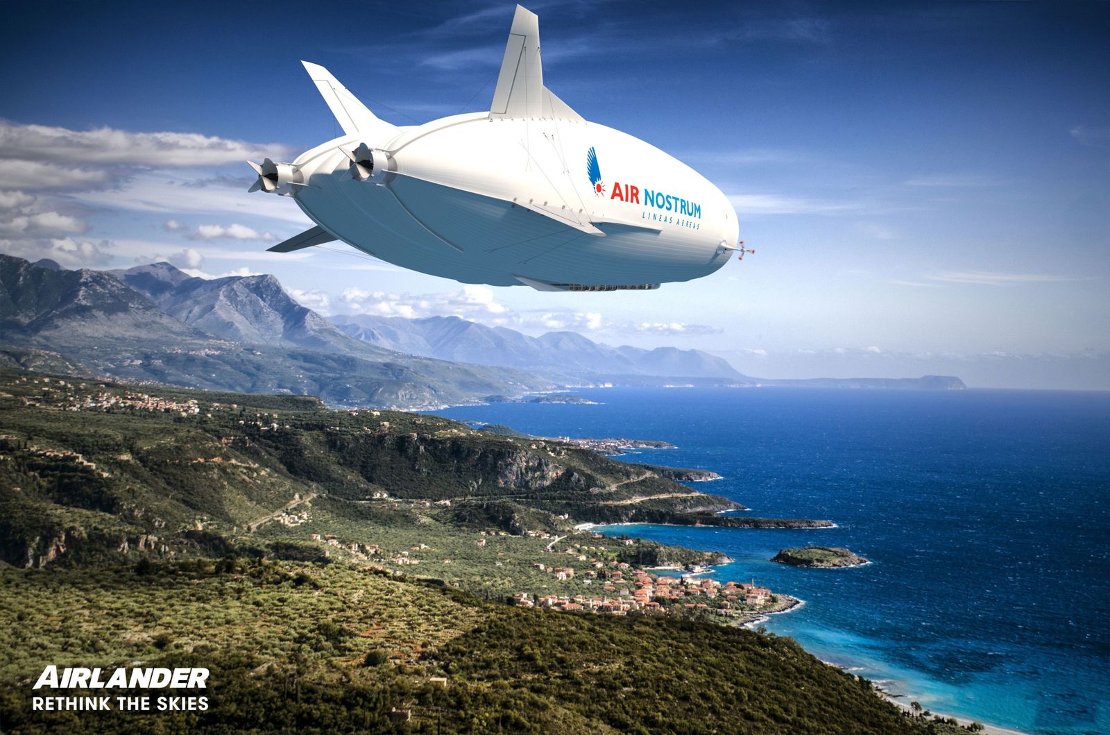 Los dirigibles volverán a surcar los cielos gracias a la compañía española Air Nostrum