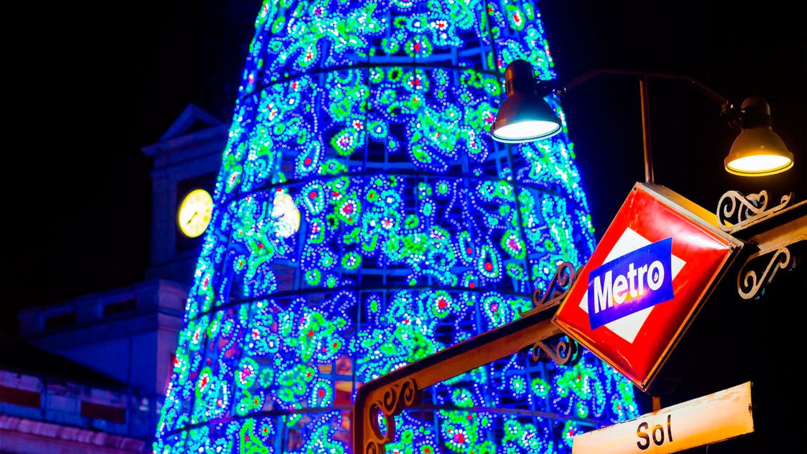 Estación de Sol en Navidad
