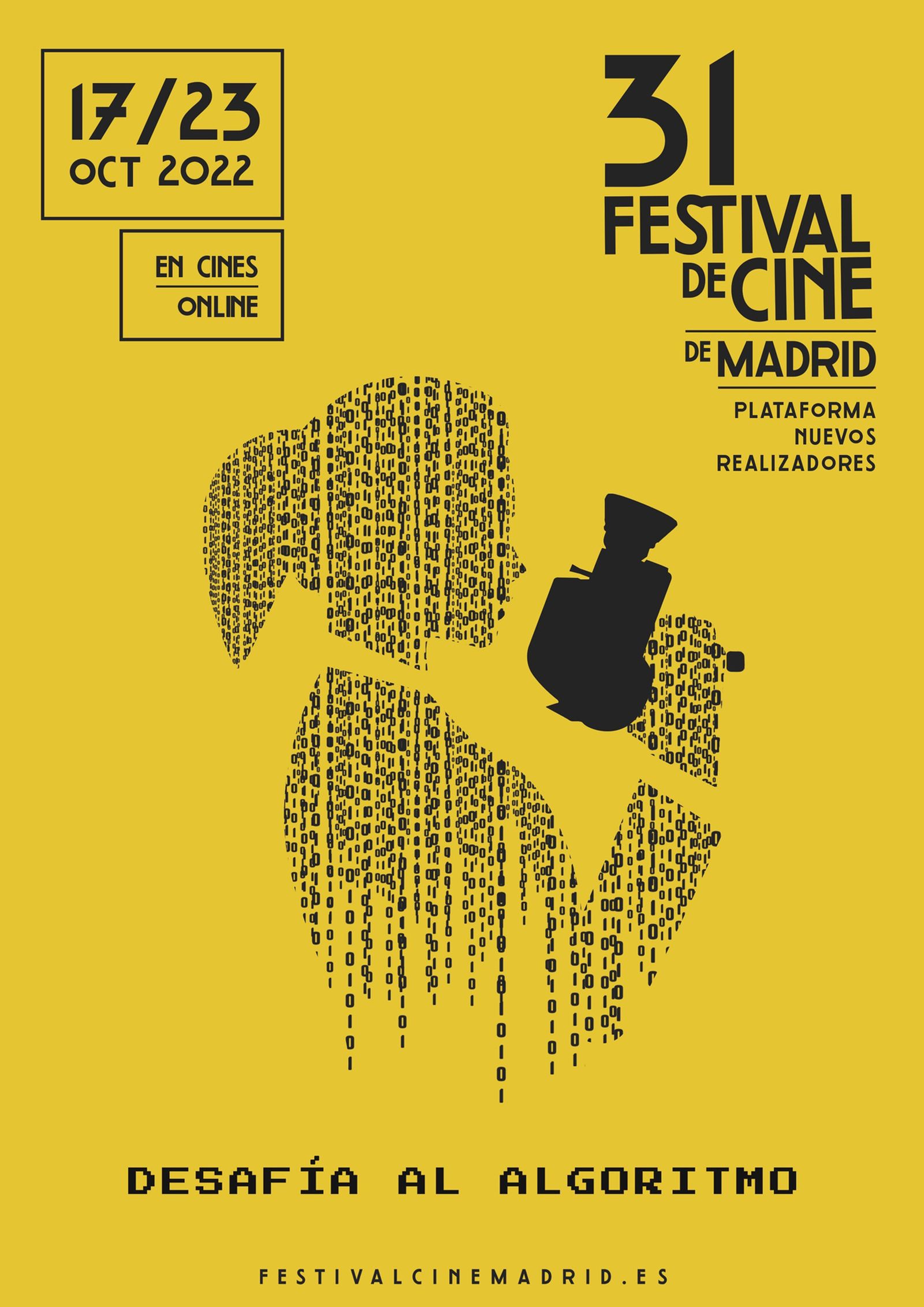 ‘Desafía al algoritmo’ en el  31 Festival de Cine de Madrid de nuevos realizadores
