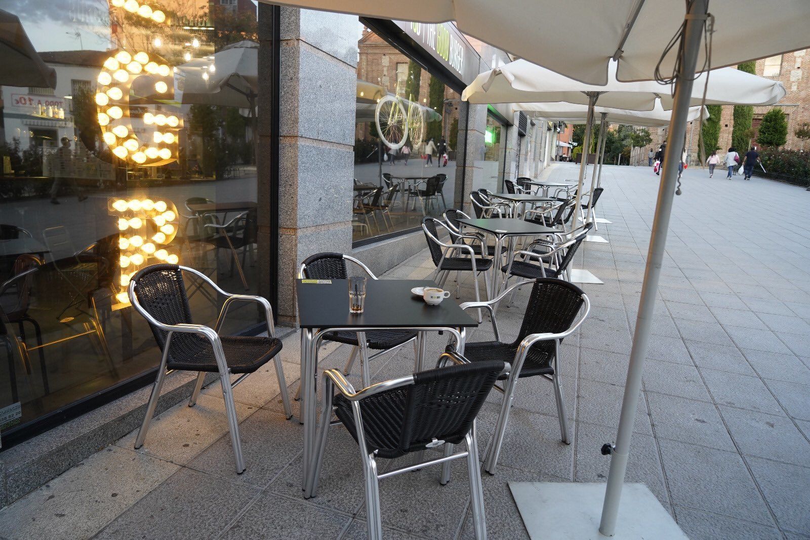 Terraza de un restaurante de Móstoles