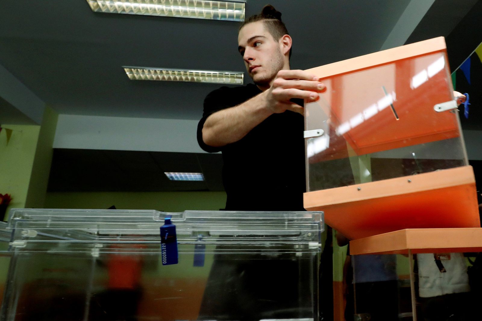 Preparativos para la jornada electoral