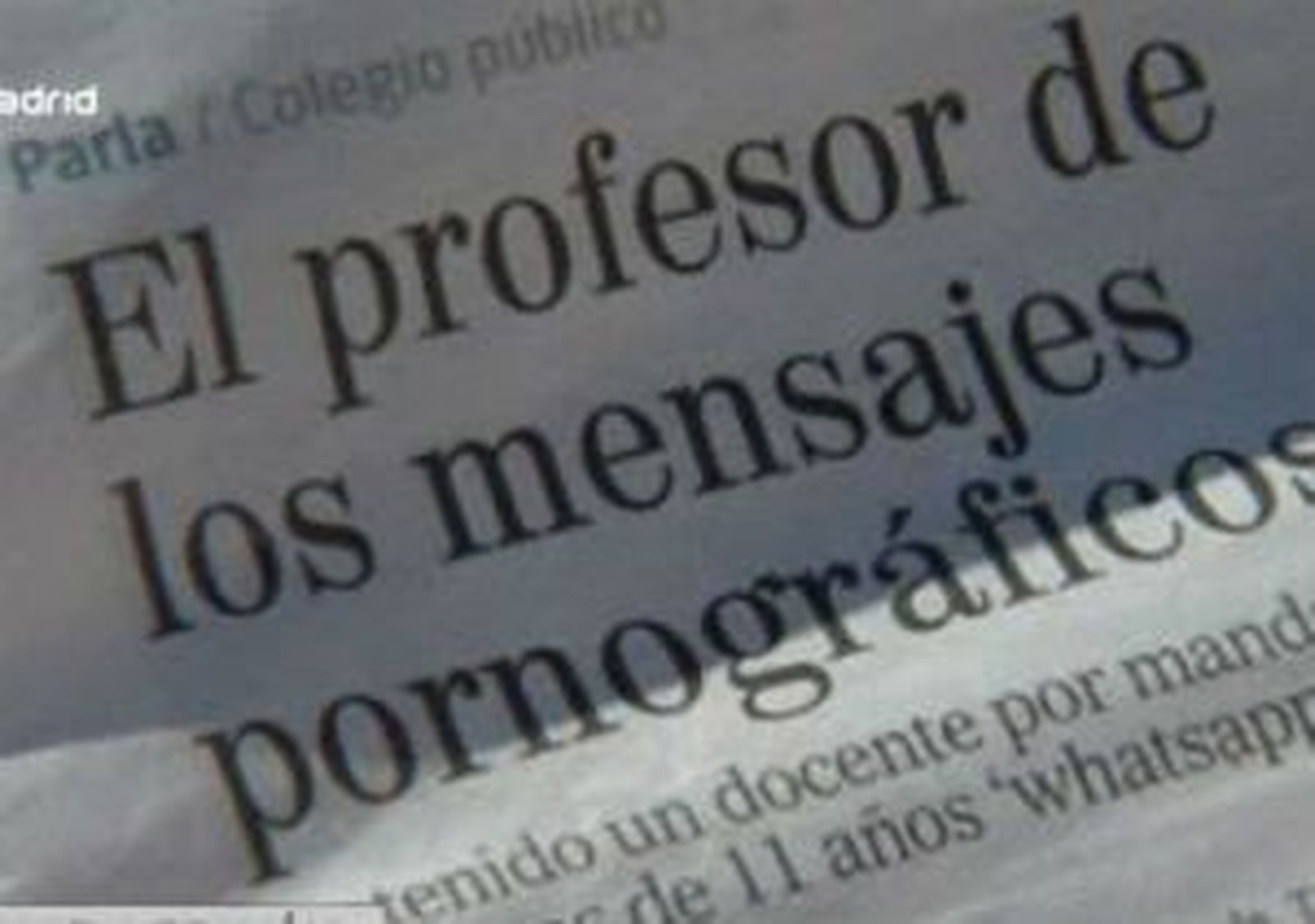 Detenido un profesor en Parla por enviar a sus alumnos mensajes eróticos