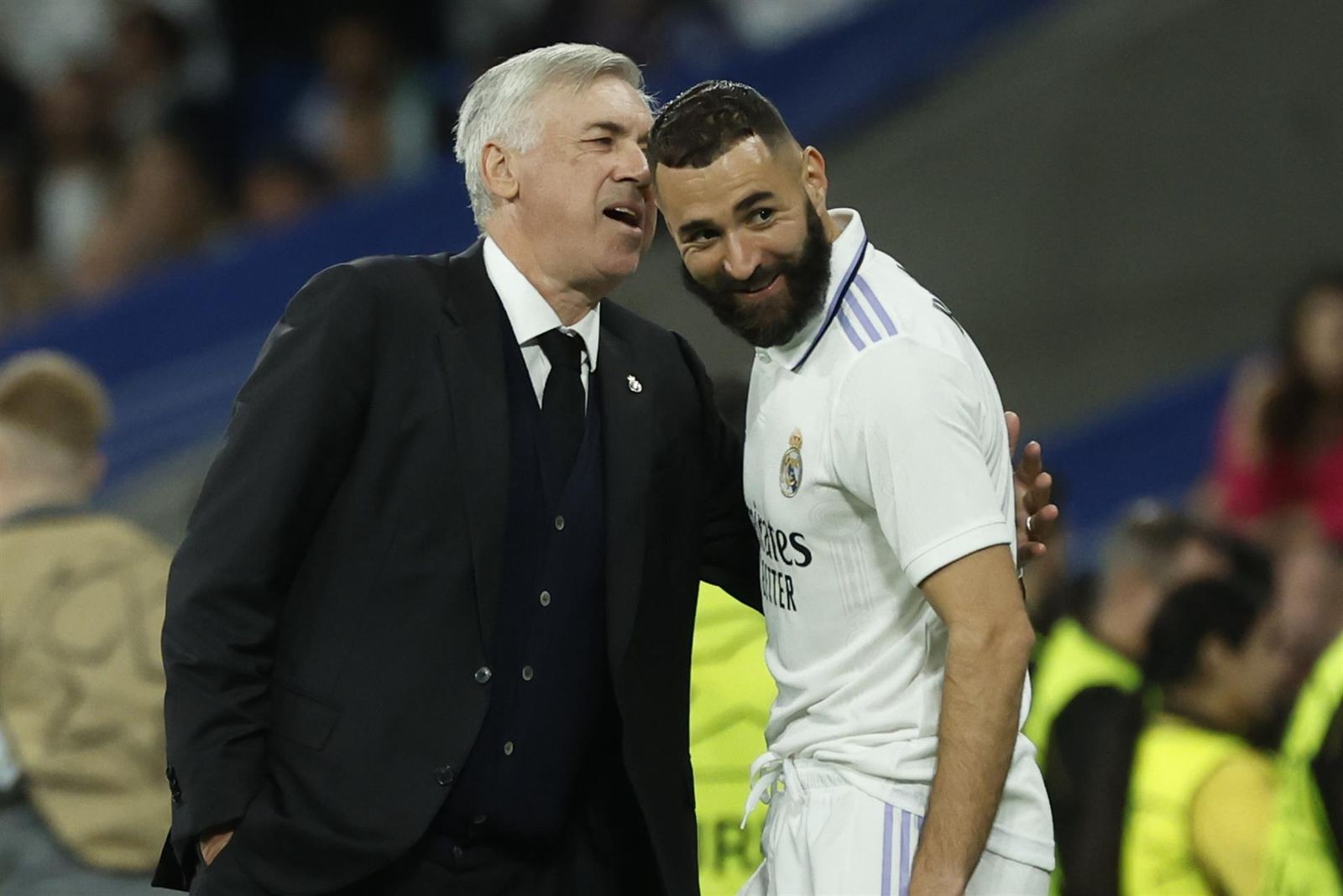Ancelotti y Benzema