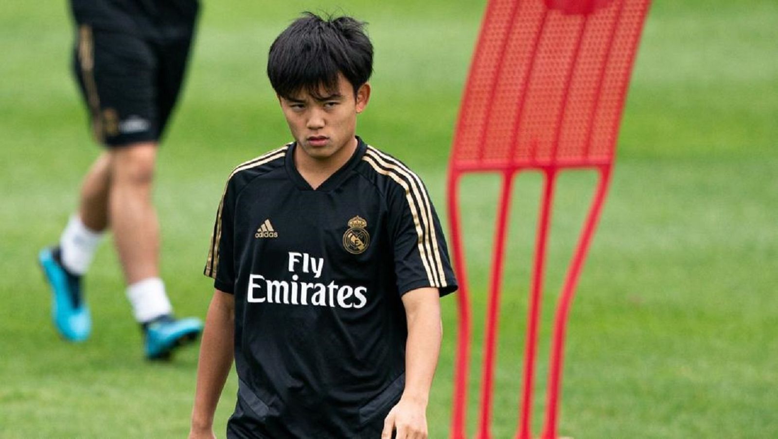 El japonés Kubo entrena con el Real Madrid