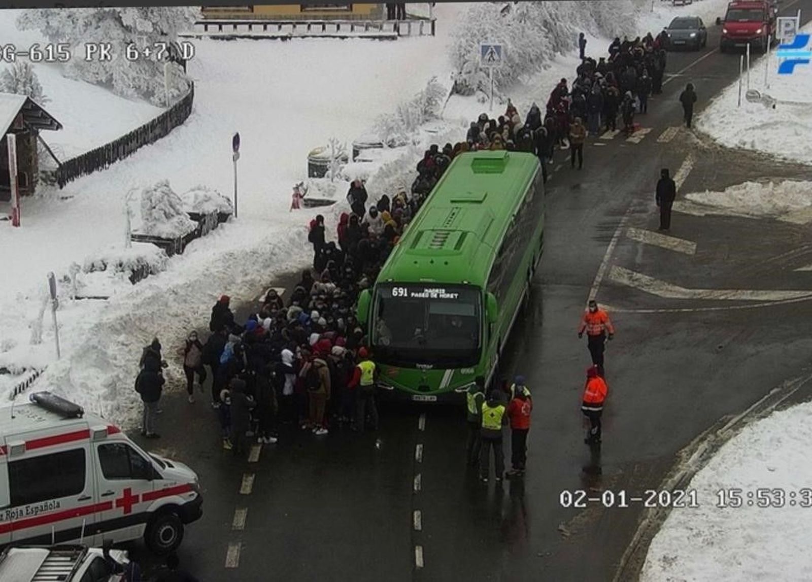 Incertidumbre en los negocios de la zona por el cierre parcial de la estación de Navacerrada