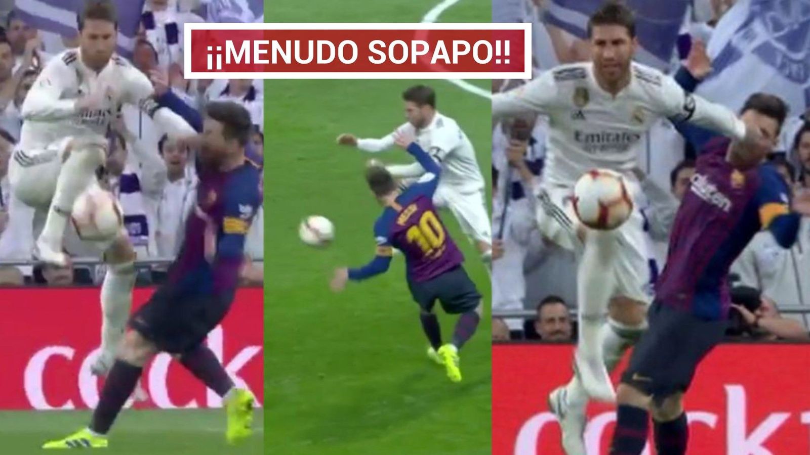 Piqué pidió la expulsión de Sergio Ramos