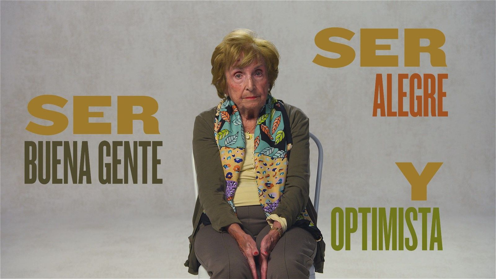 "El secreto para vivir tantos años es ser alegre y optimista"