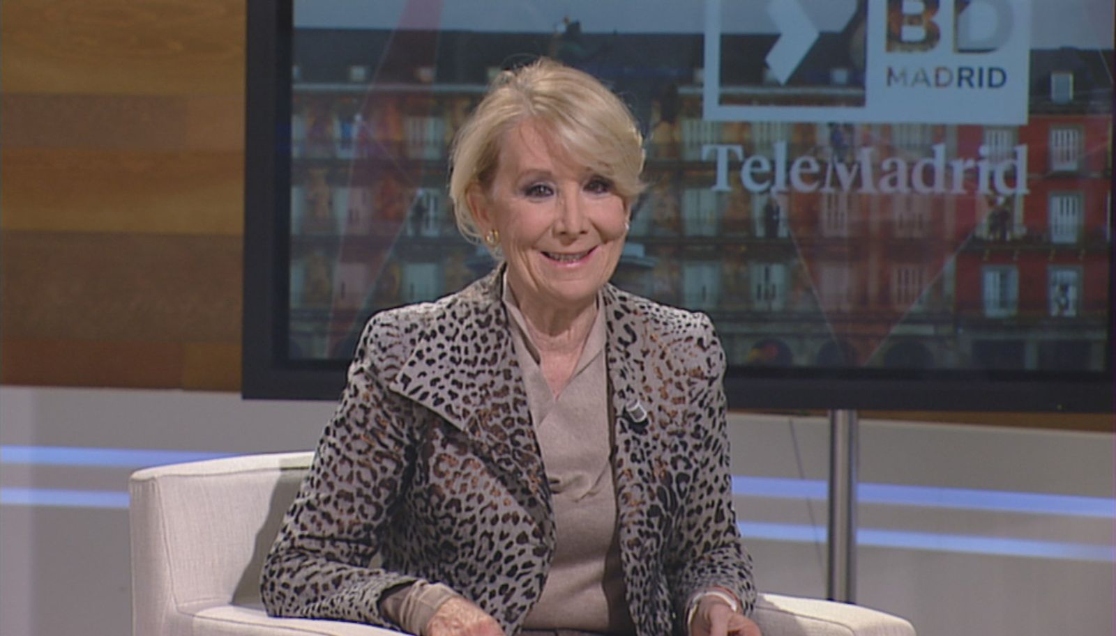 Entrevista a Esperanza Aguirre en Telemadrid