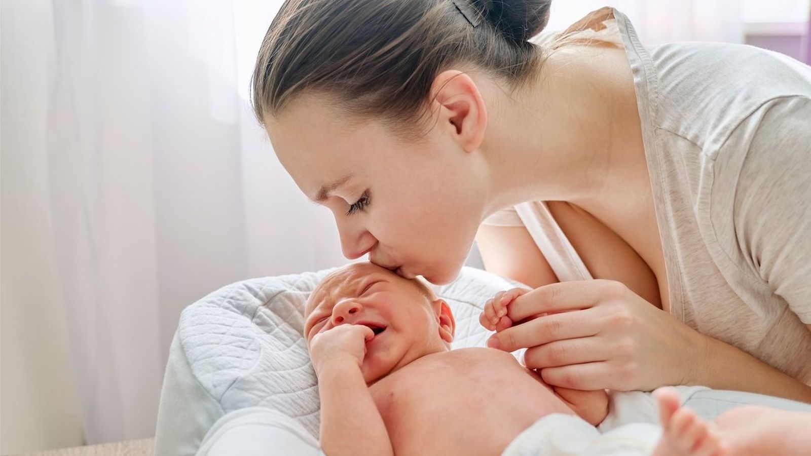 Una madre con su bebé