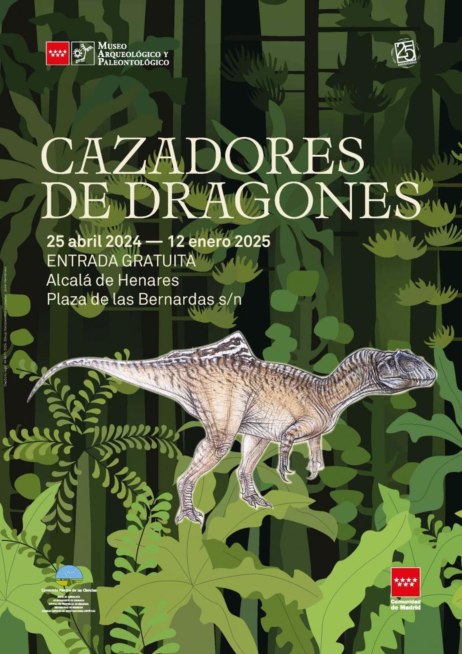Reproducción de Concavenator corcovatus, el cazador jorobado de Cuenca