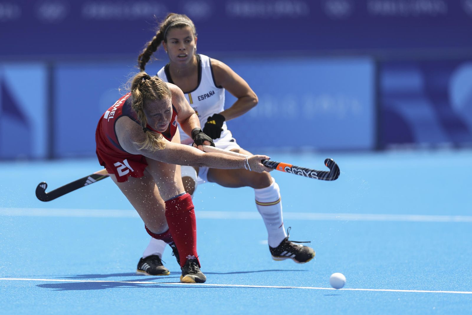España - Estados Unidos de hockey
