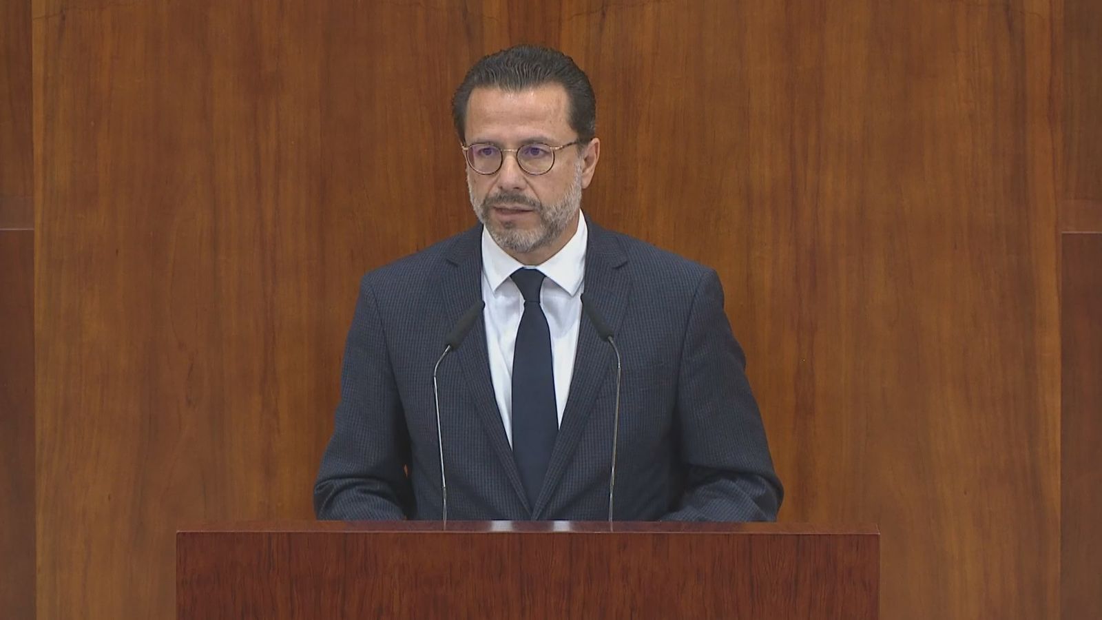 El consejero de Economía y Hacienda, Javier Fernández-Lasquetty