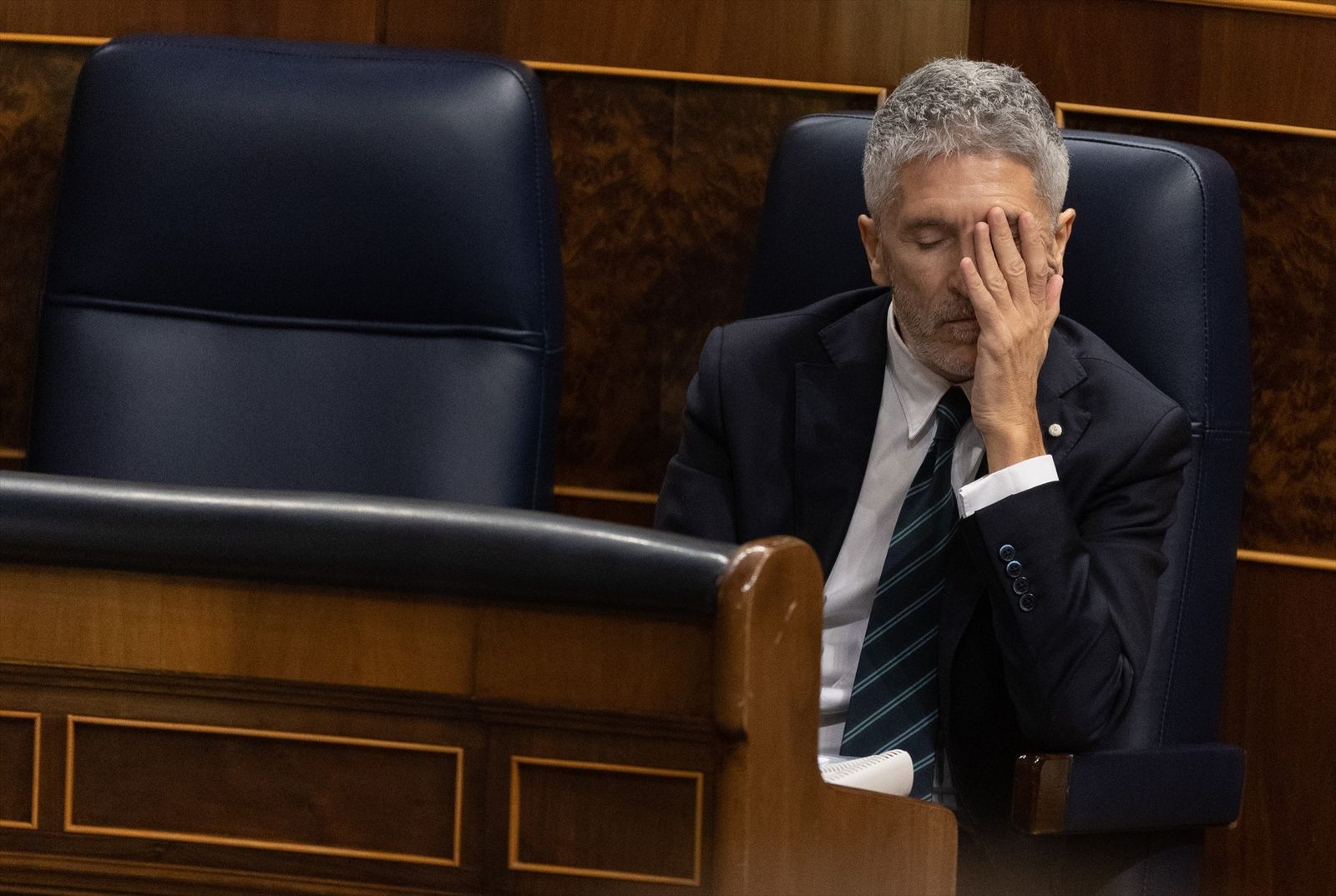 EuropaPress_4844614_ministro_interior_fernando_grande_marlaska_sesion_plenaria_congreso
