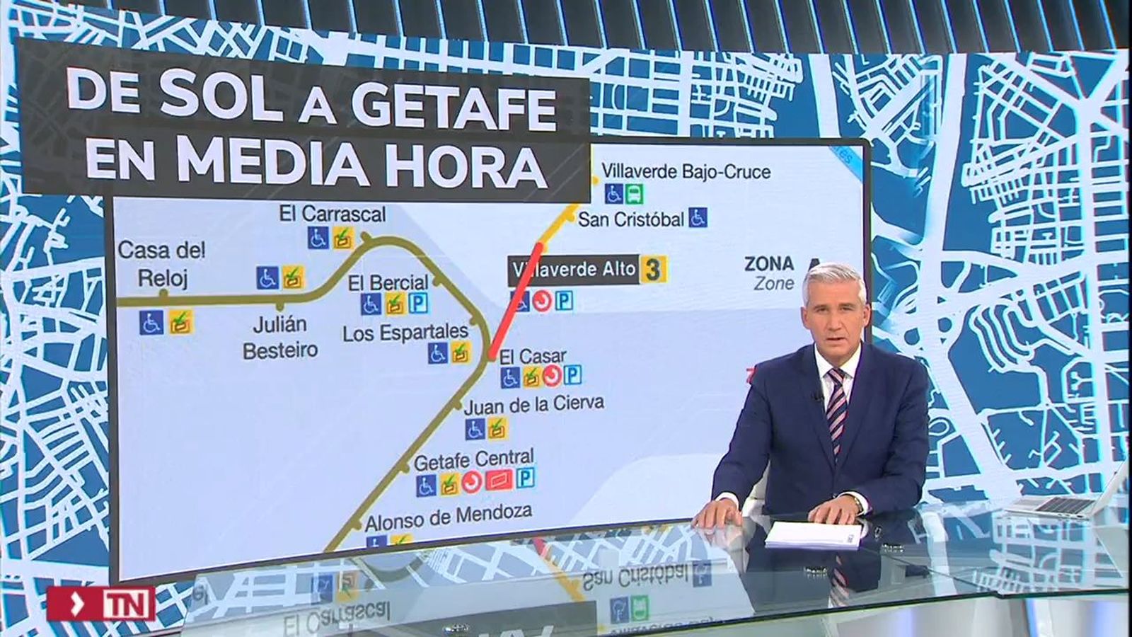 Las obras en la línea 3 de Metro