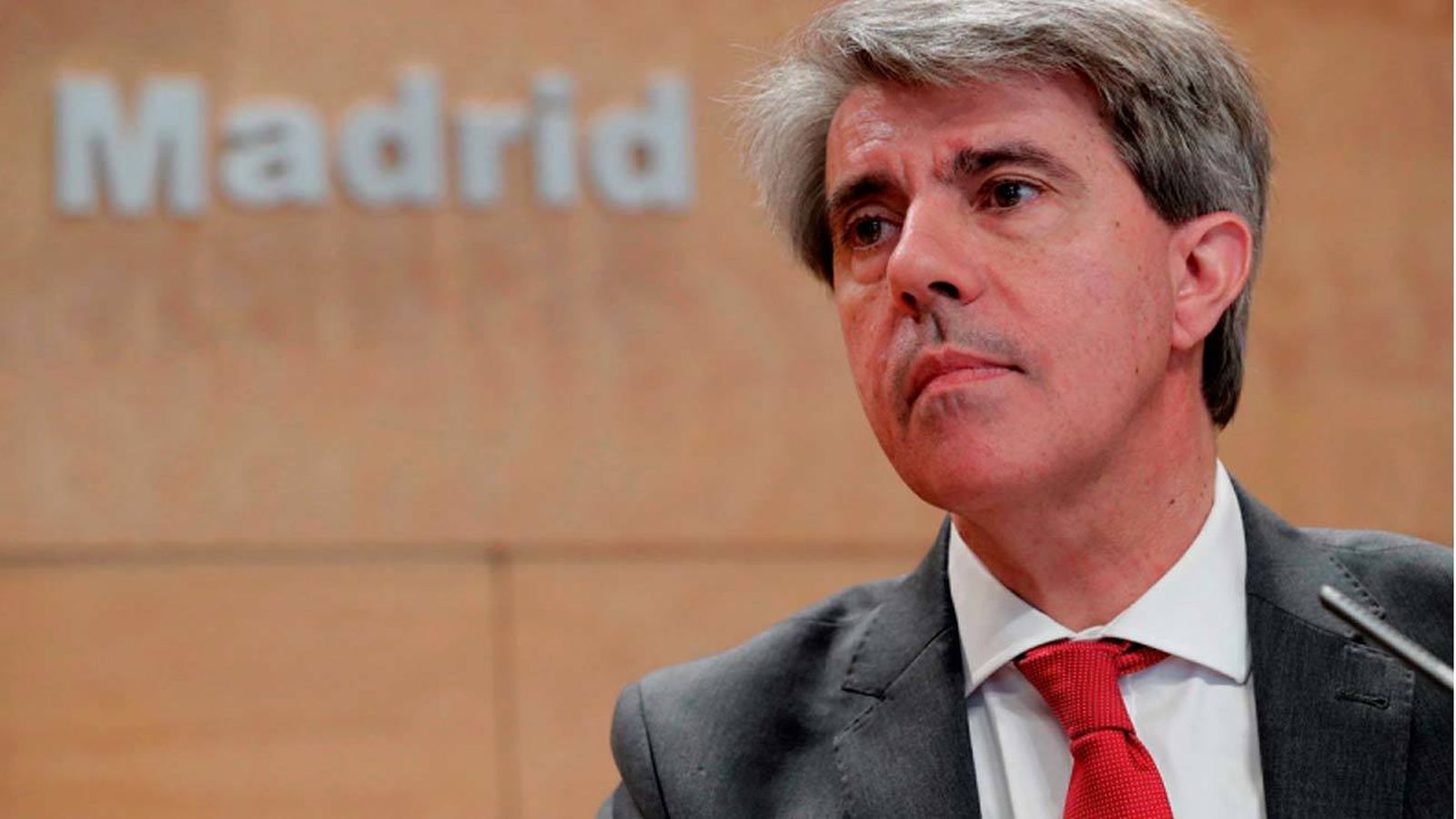 El presidente regional Ángel Garrido
