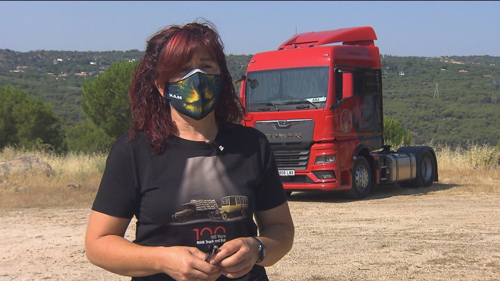 Ana, camionera y referente en una profesión donde no abundan las mujeres