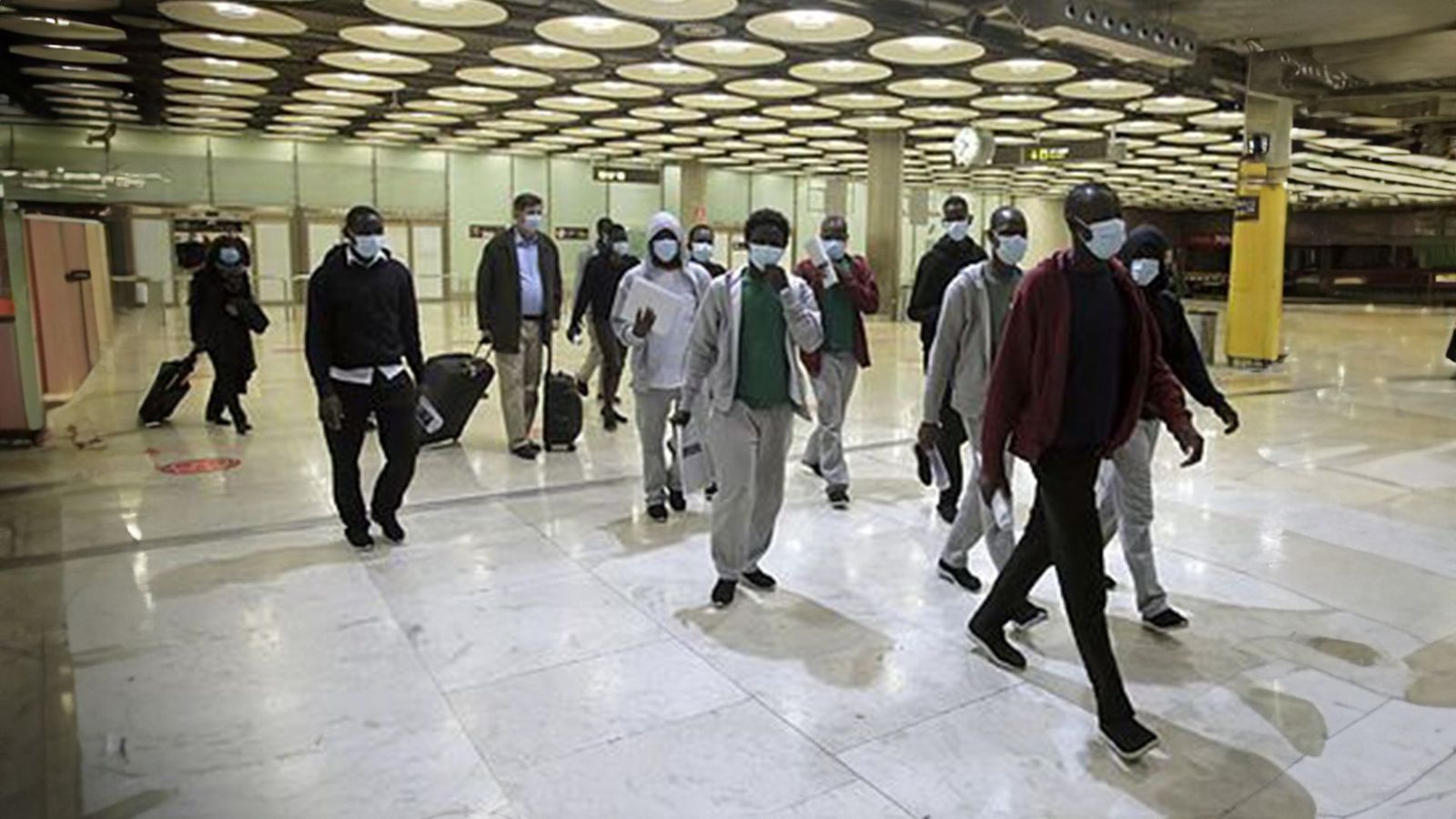 Llegada de inmigrantes a Madrid