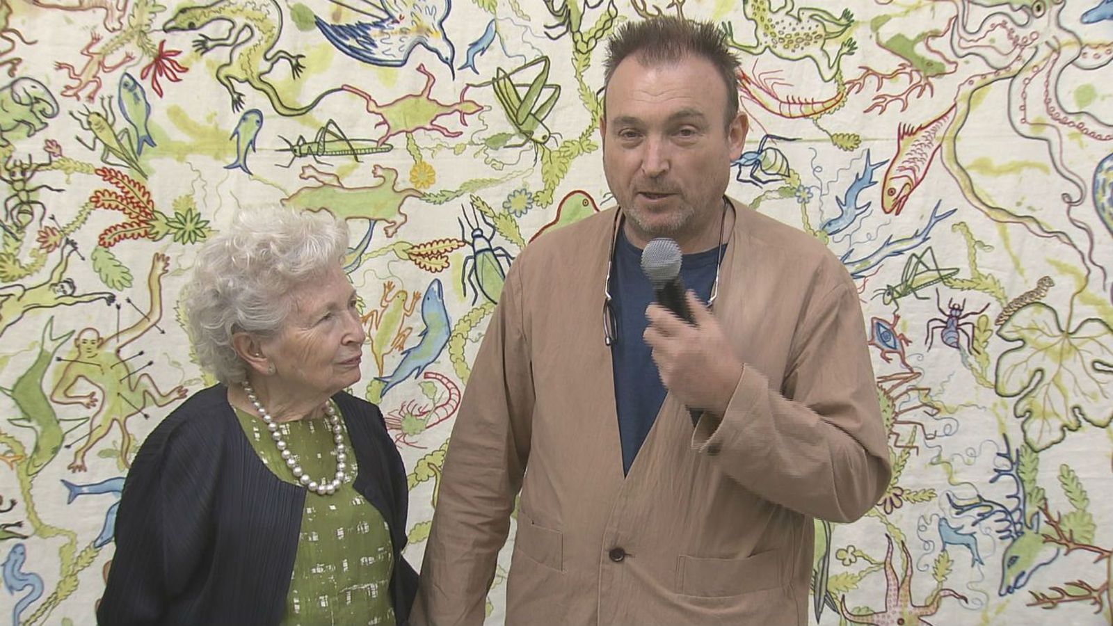Miquel Barceló y su madre presentan el "hilo" que les une en "Vivarium"