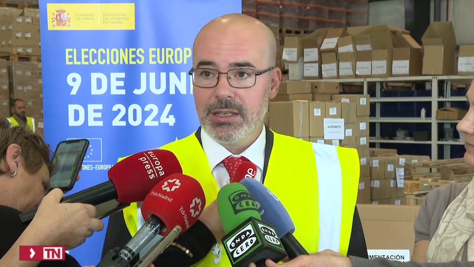 Delegación del Gobierno revisa el material electoral de cara al 9 de junio