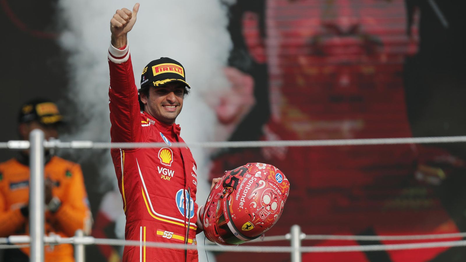 Victoria de Carlos Sainz en México