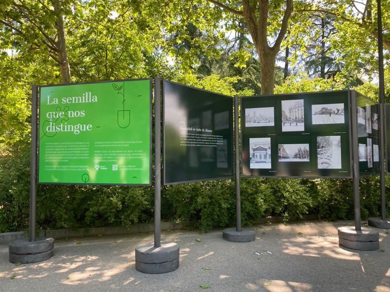 Exposición en el Retiro de Replanta Madrid