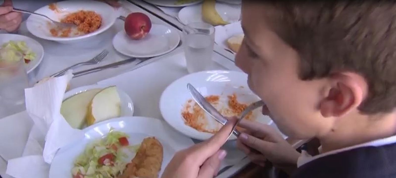 Chefs en los comedores escolares de Madrid